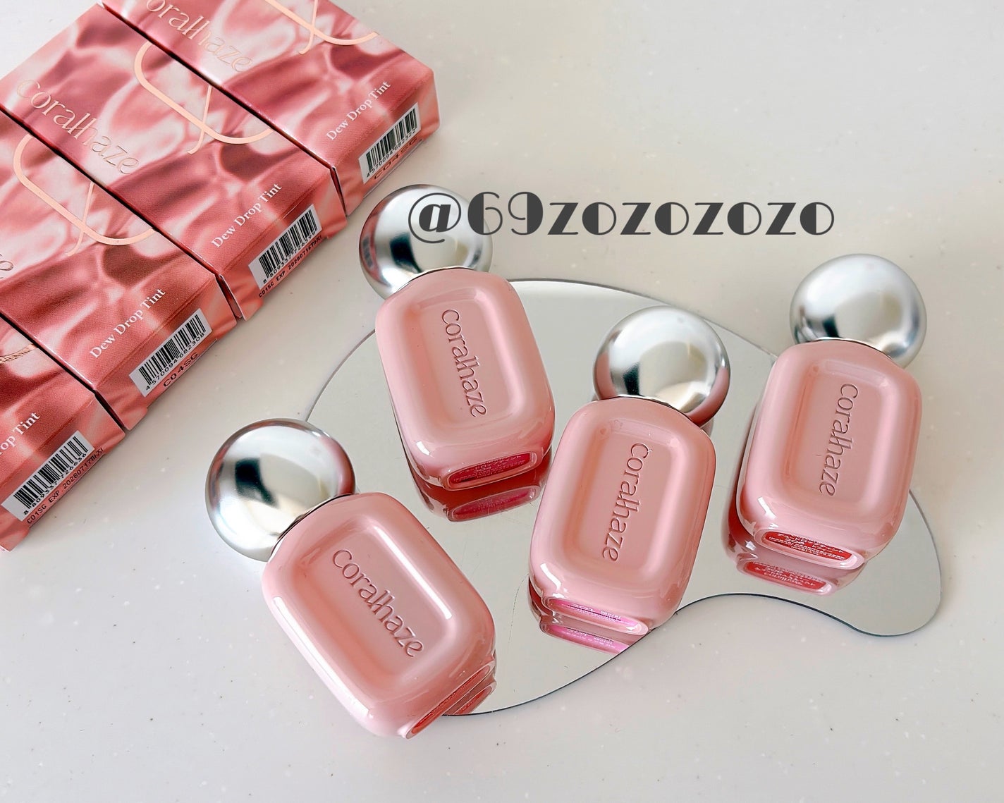 デュー ドロップ ティント/Coralhaze/リップティントを使ったクチコミ(4枚目)