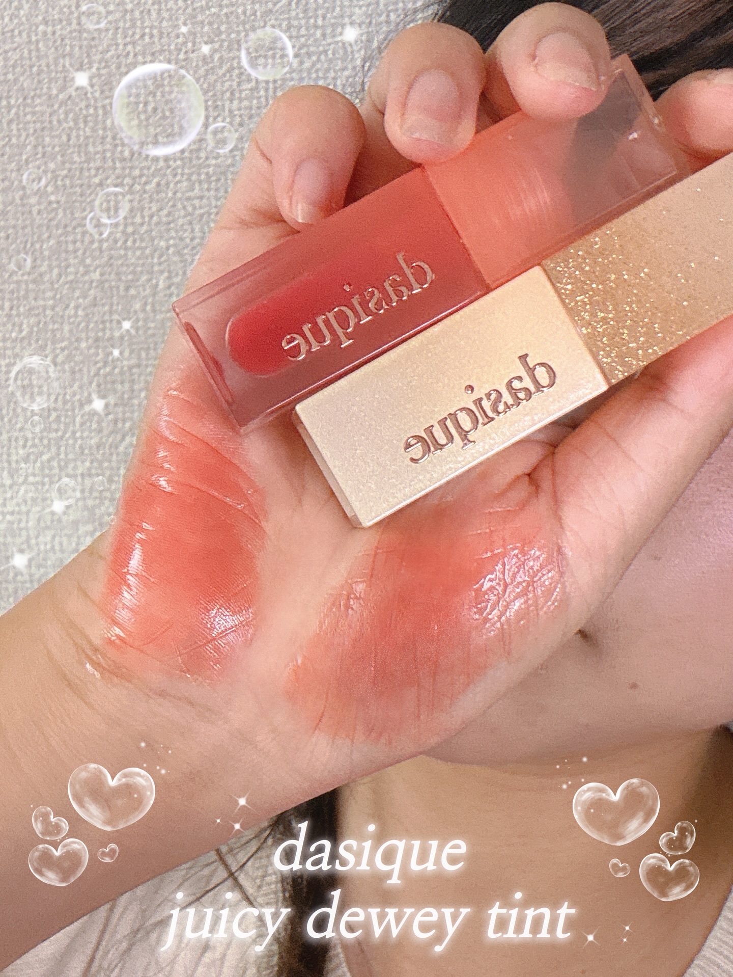 ジューシーデュイティント 15 オレンジコーク/dasique/リップティントを使ったクチコミ（1枚目）