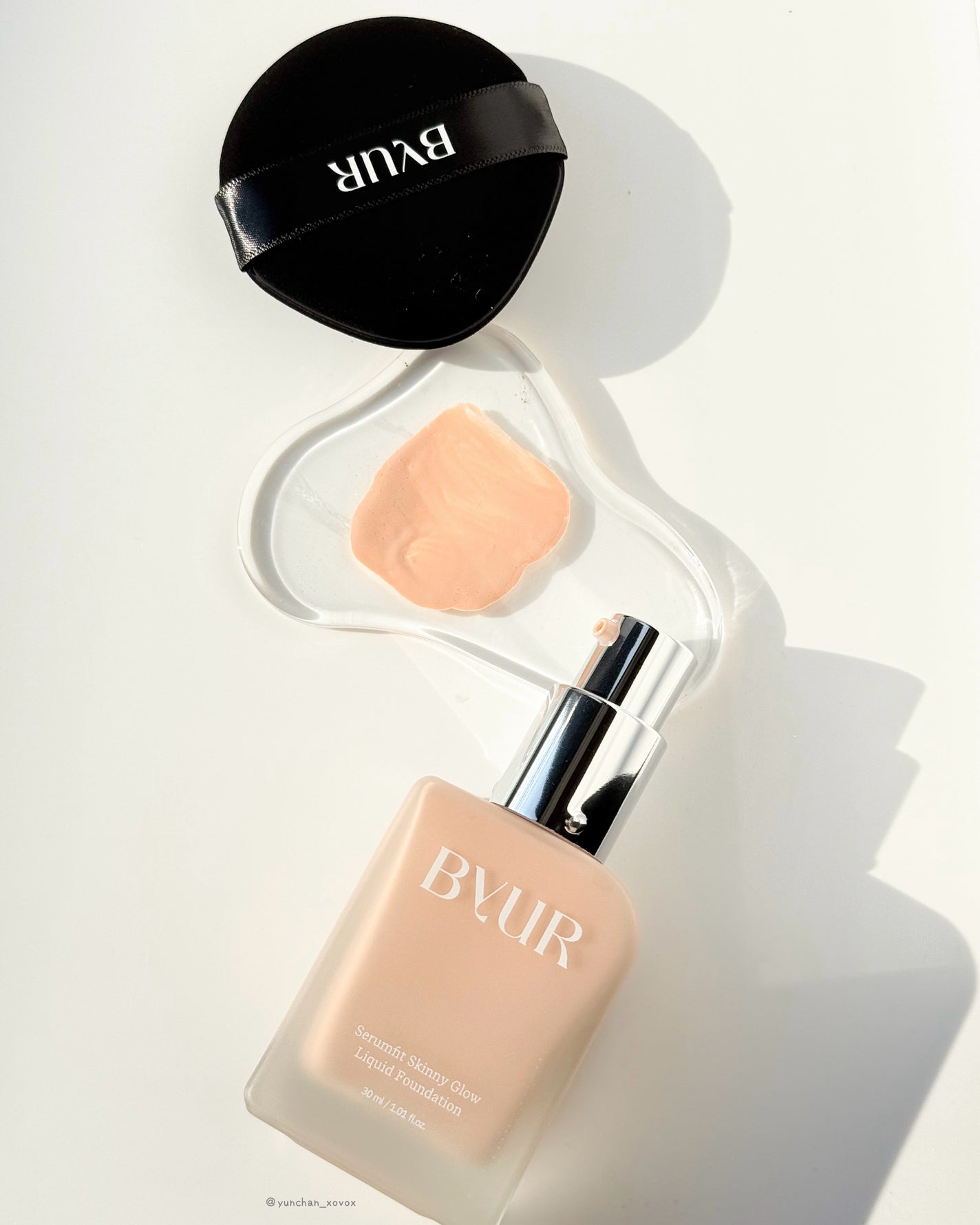 セラムフィット スキニー グローリキッドファンデーション/ByUR/リキッドファンデーションを使ったクチコミ(4枚目)