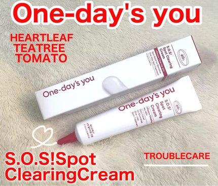 SOSスポットクリアクリーム/One-day's you/フェイスクリームを使ったクチコミ(1枚目)
