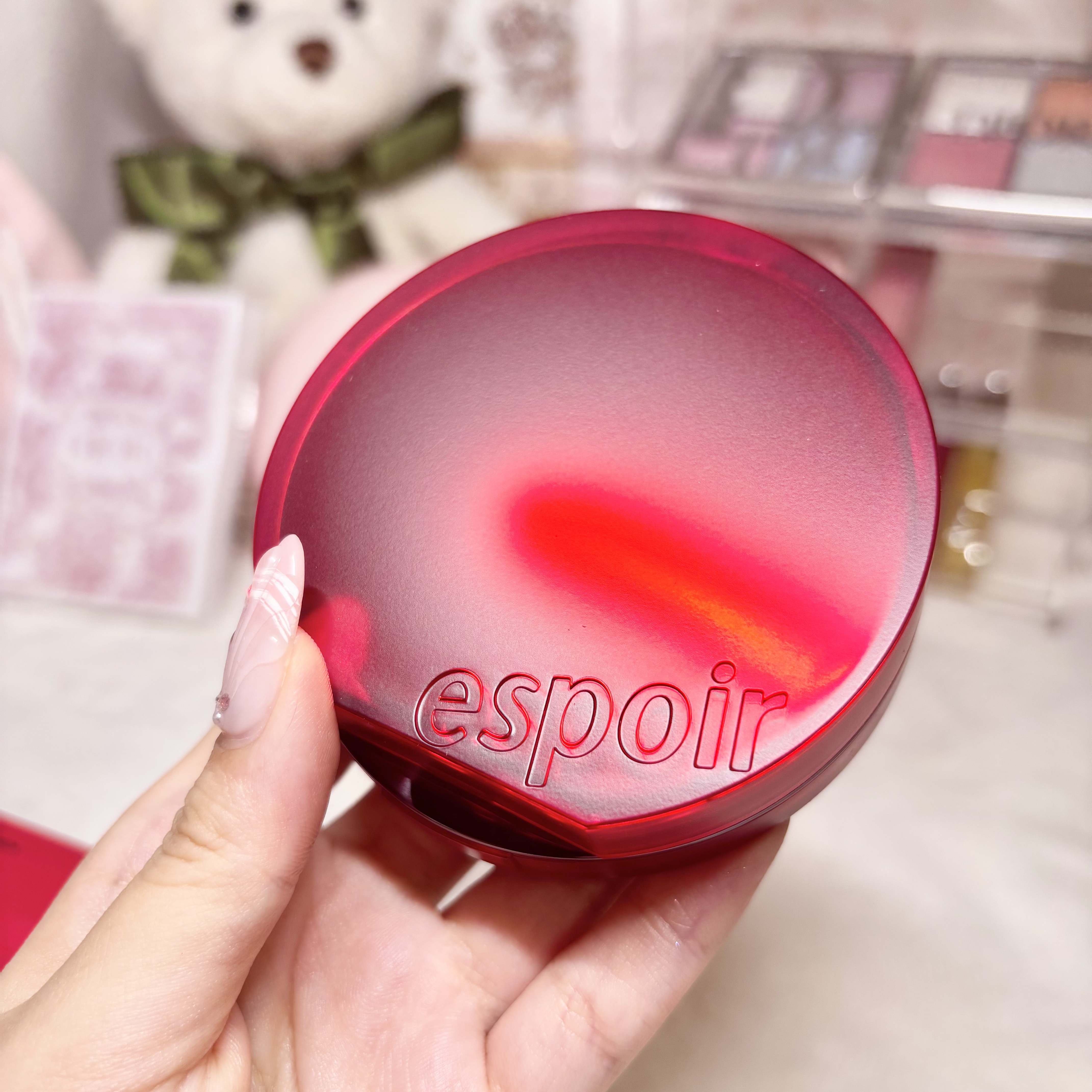 ビーベルベットカバークッション/espoir/クッションファンデーションを使ったクチコミ（2枚目）