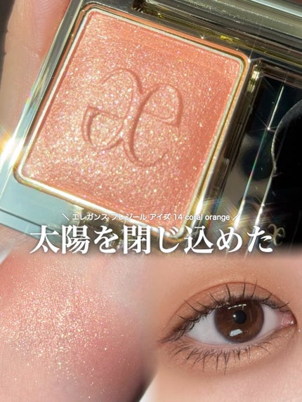 エレガンス プレジール アイズ/Elégance/単色アイシャドウを使ったクチコミ(1枚目)
