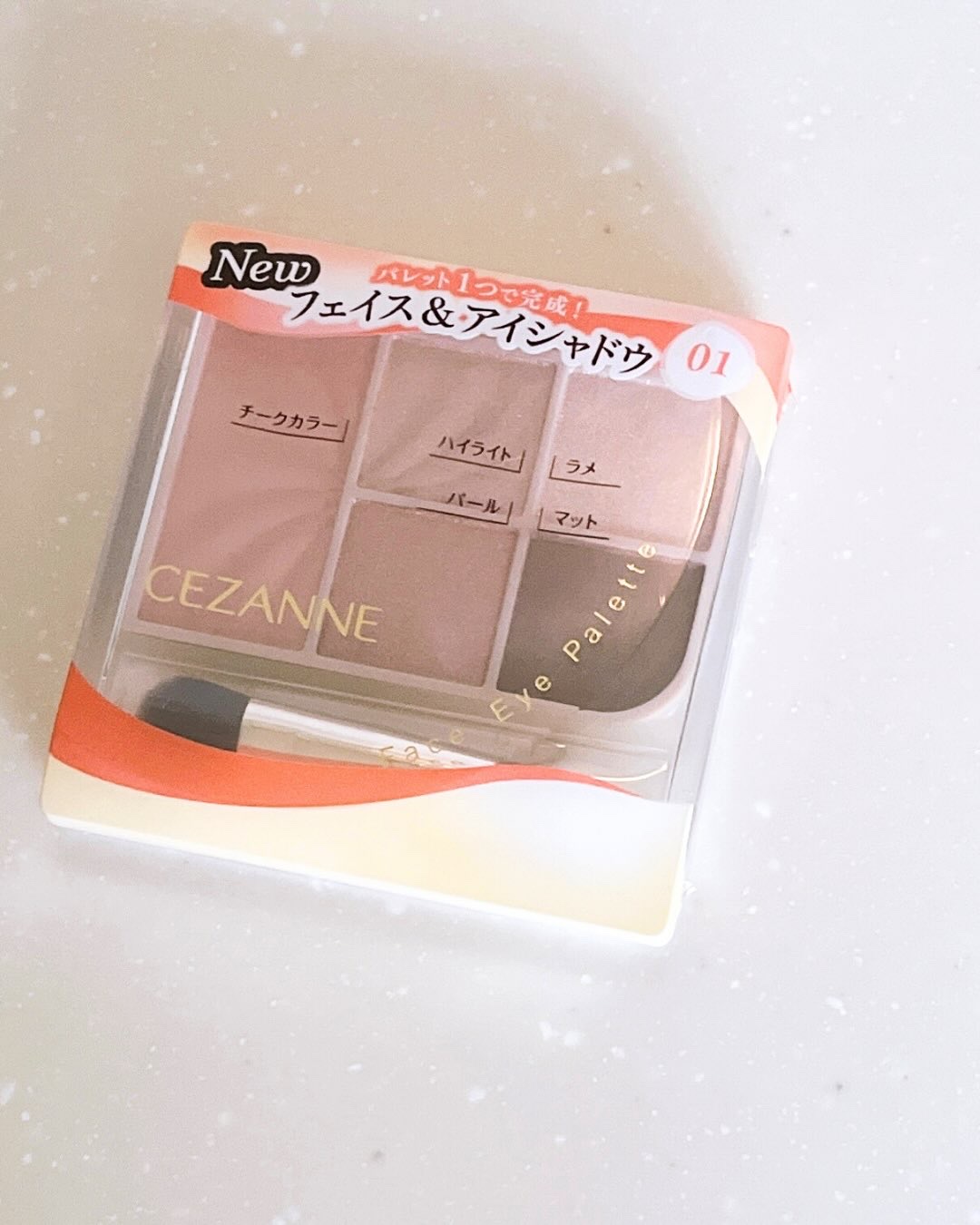 フェイスアイパレット/CEZANNE/アイシャドウを使ったクチコミ（2枚目）