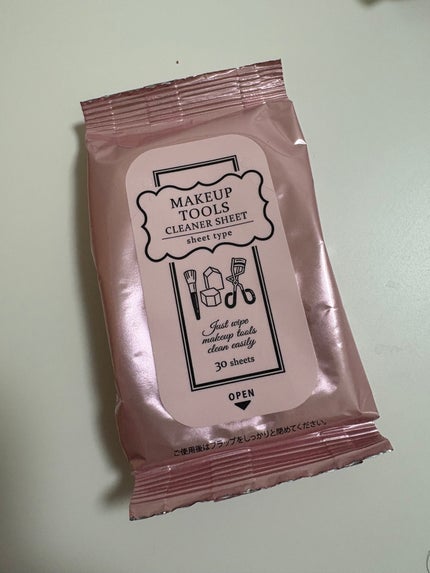 メイクツールクリーナーシート/コージー/その他化粧小物を使ったクチコミ(1枚目)