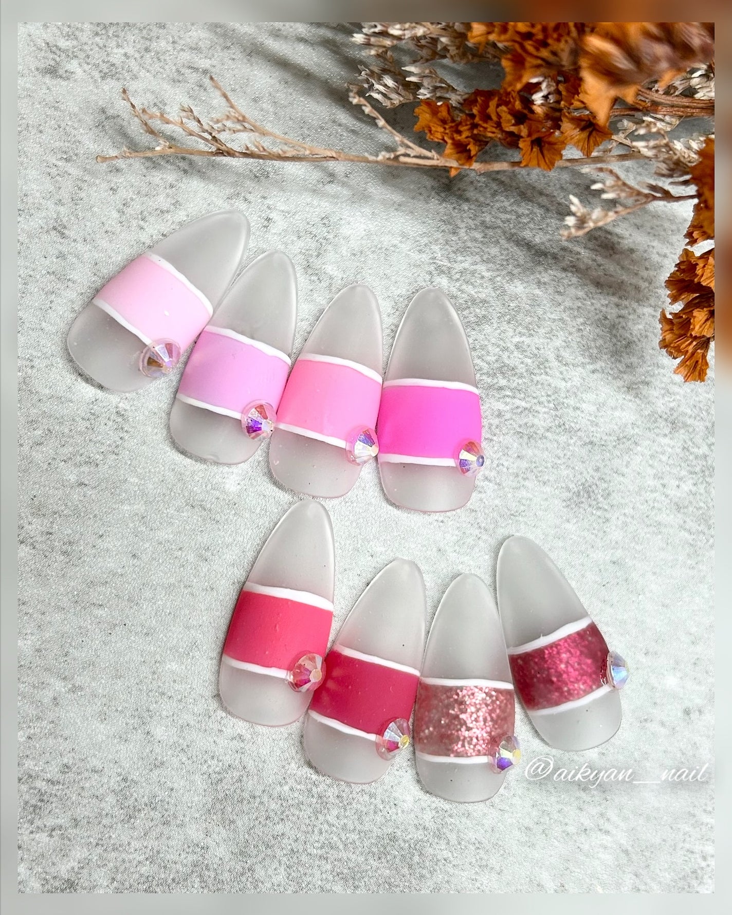 ピンクマニア/100nail/ジェルネイルを使ったクチコミ(5枚目)