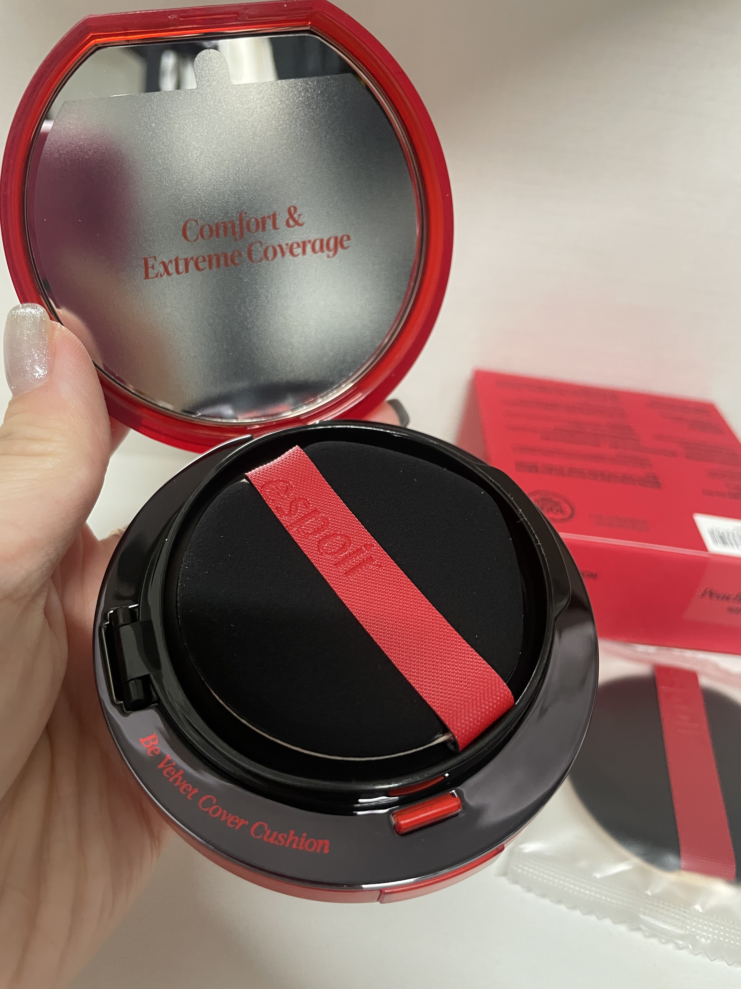 ビーベルベットカバークッション/espoir/クッションファンデーションを使ったクチコミ（3枚目）