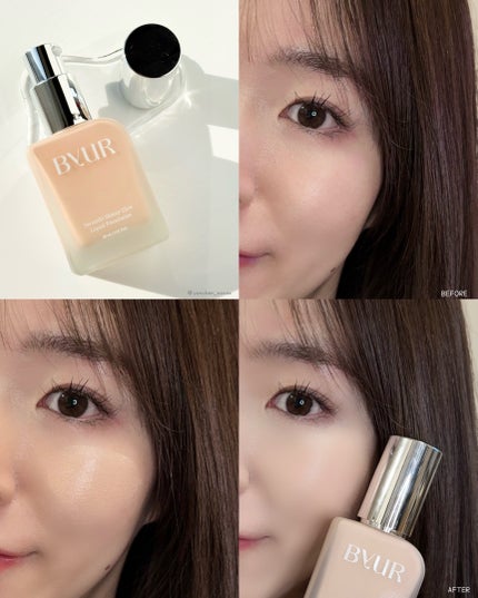 セラムフィット スキニー グローリキッドファンデーション/ByUR/リキッドファンデーションを使ったクチコミ(7枚目)