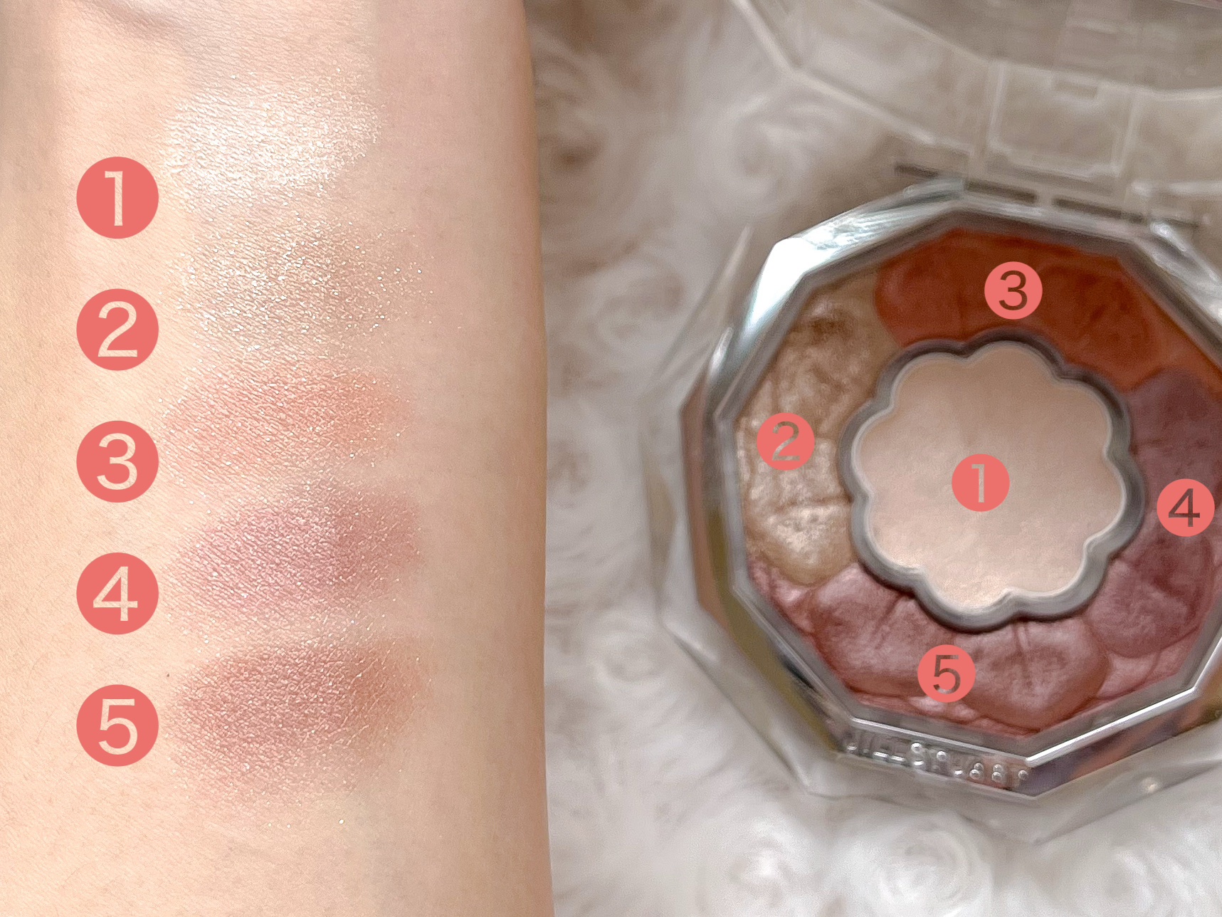 ジルスチュアート ブルームクチュール アイズ/JILL STUART/アイシャドウパレットを使ったクチコミ（3枚目）