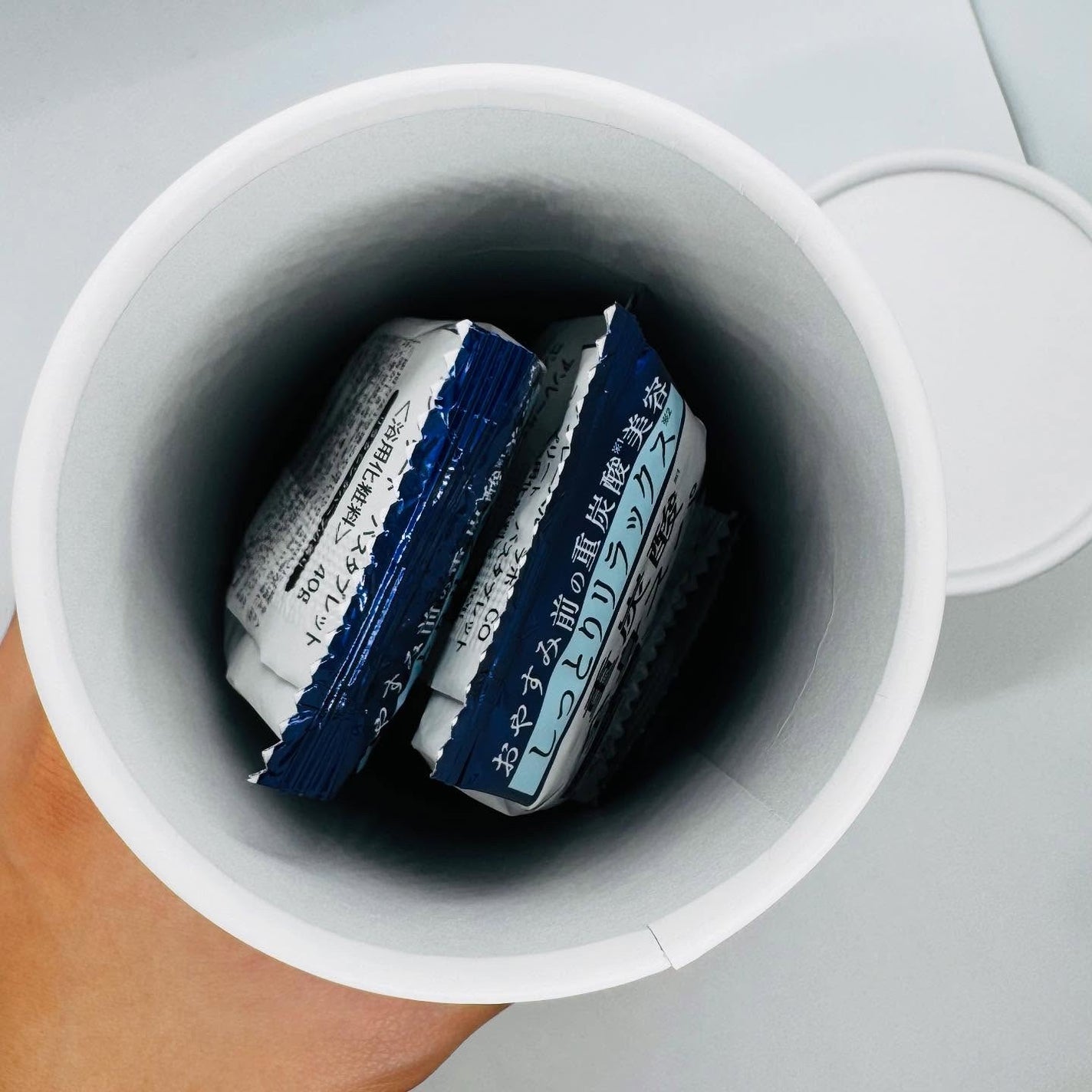 アンレーベル ラボ CO バスタブレット/unlabel/炭酸系入浴剤を使ったクチコミ(3枚目)