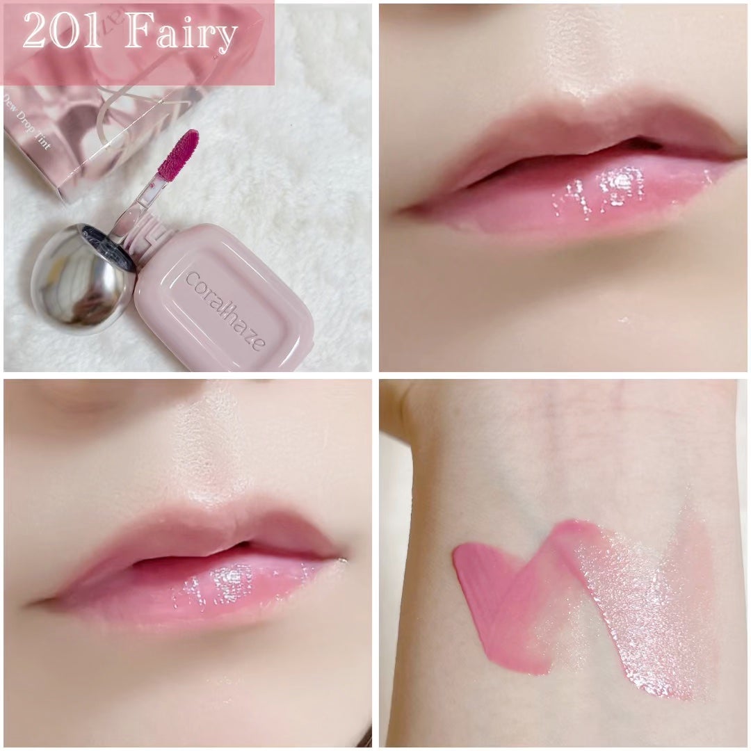 デュー ドロップ ティント/Coralhaze/リップティントを使ったクチコミ(2枚目)