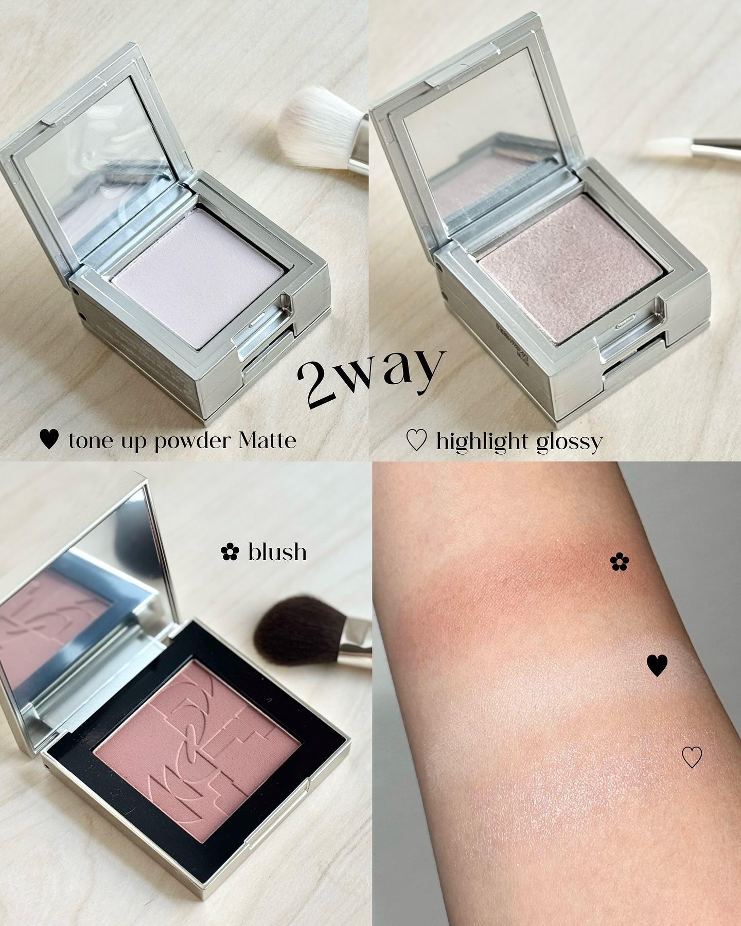 オールオーバーフェイスブラッシュ/TWO SLASH FOUR/パウダーチークを使ったクチコミ（2枚目）