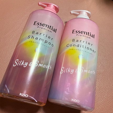 エッセンシャルプレミアム バリアシャンプー・コンディショナー シルキー&スムース/エッセンシャル/市販シャンプーを使ったクチコミ(1枚目)