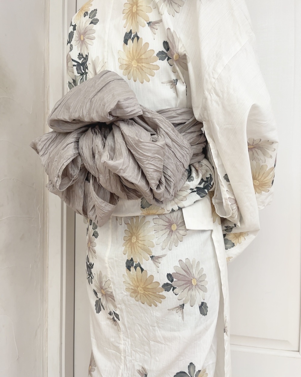 1人で簡単着付け 浴衣 レディース 6点セット( 浴衣 + 帯 + 下駄 + 肌着 + 腰紐2枚 ) F/ZOZOTOWN/その他を使ったクチコミ（2枚目）