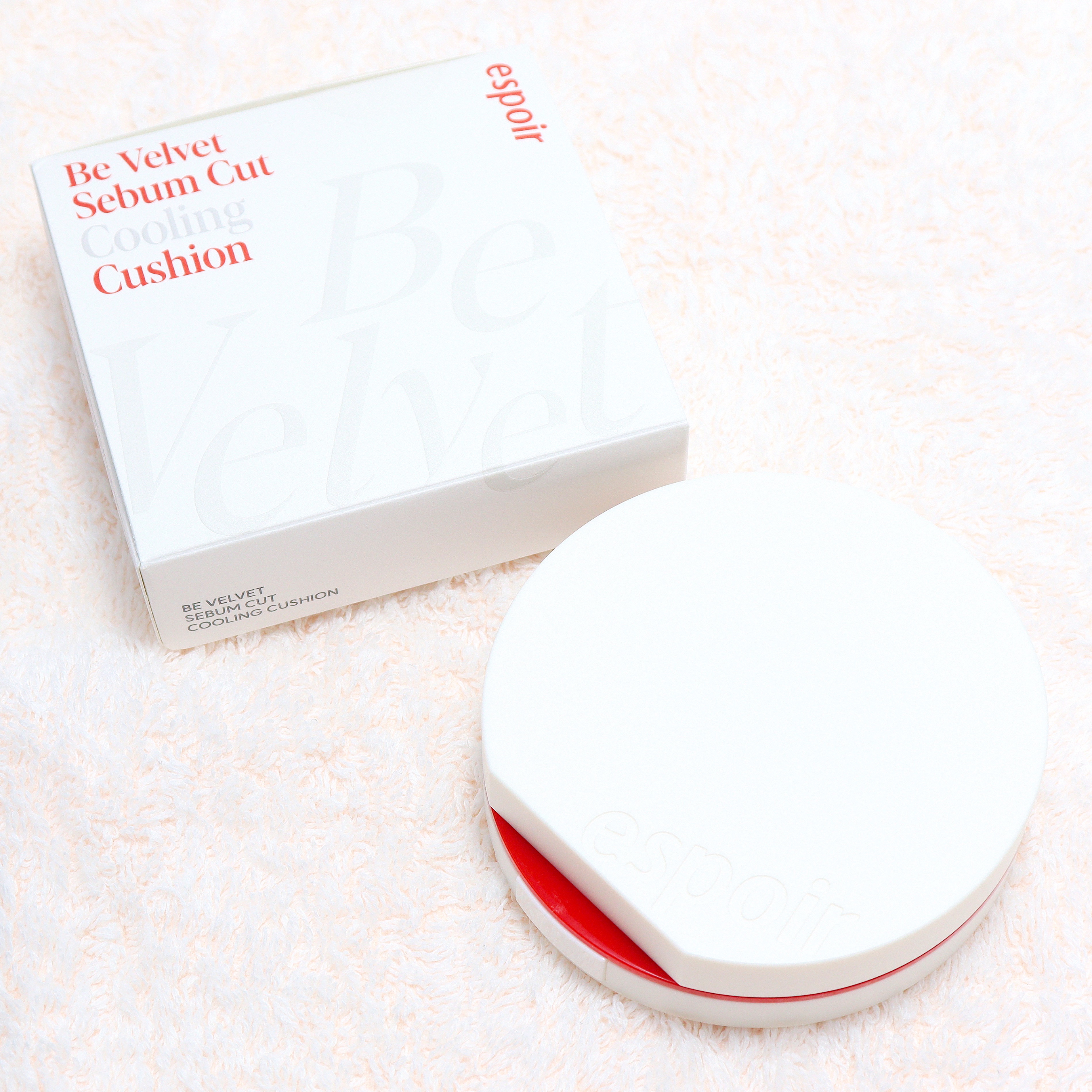 ビーベルベット セバムカットクッション/espoir/プレストパウダーを使ったクチコミ（2枚目）