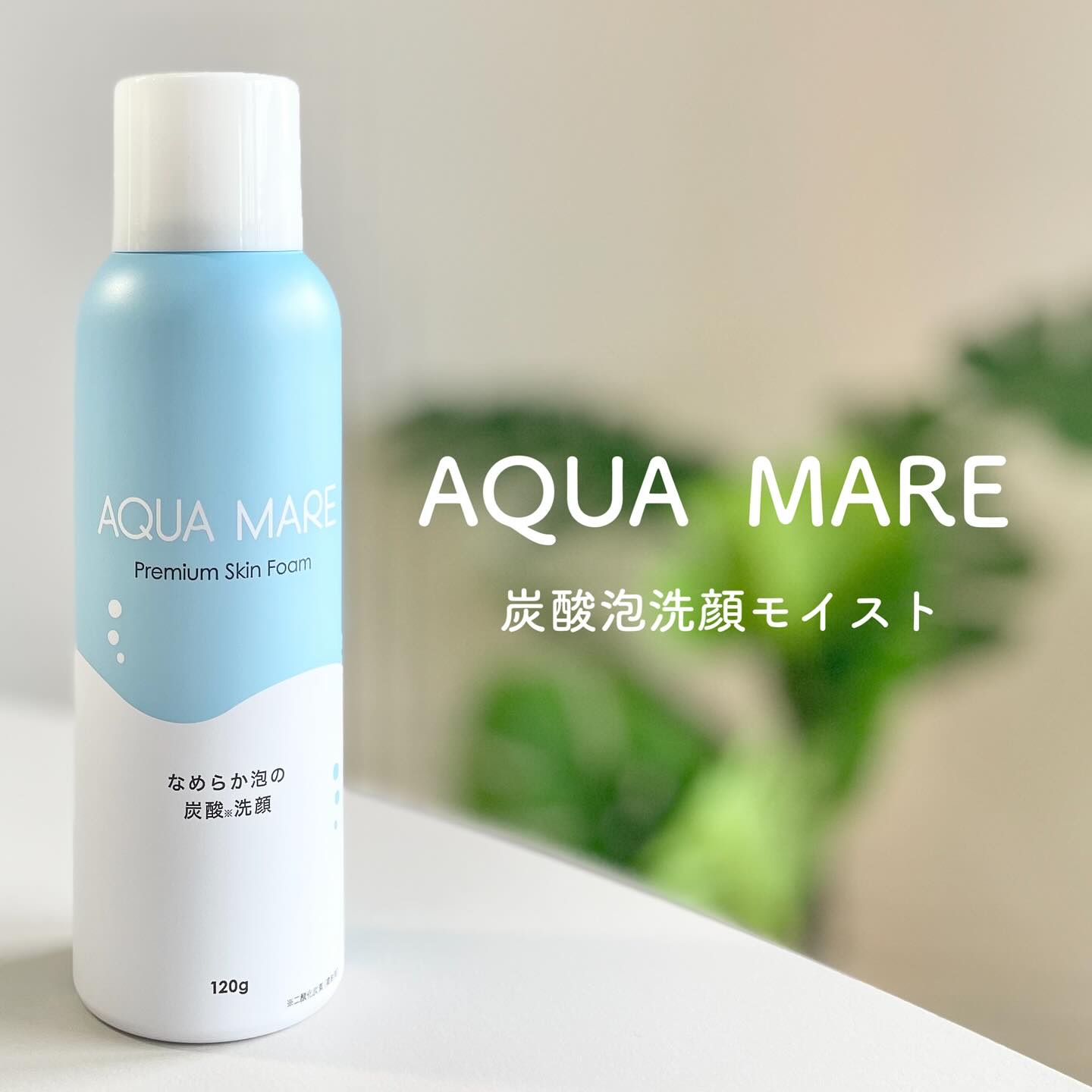 AQUA MARE 炭酸泡洗顔モイスト/AQUA MARE/泡洗顔を使ったクチコミ（1枚目）