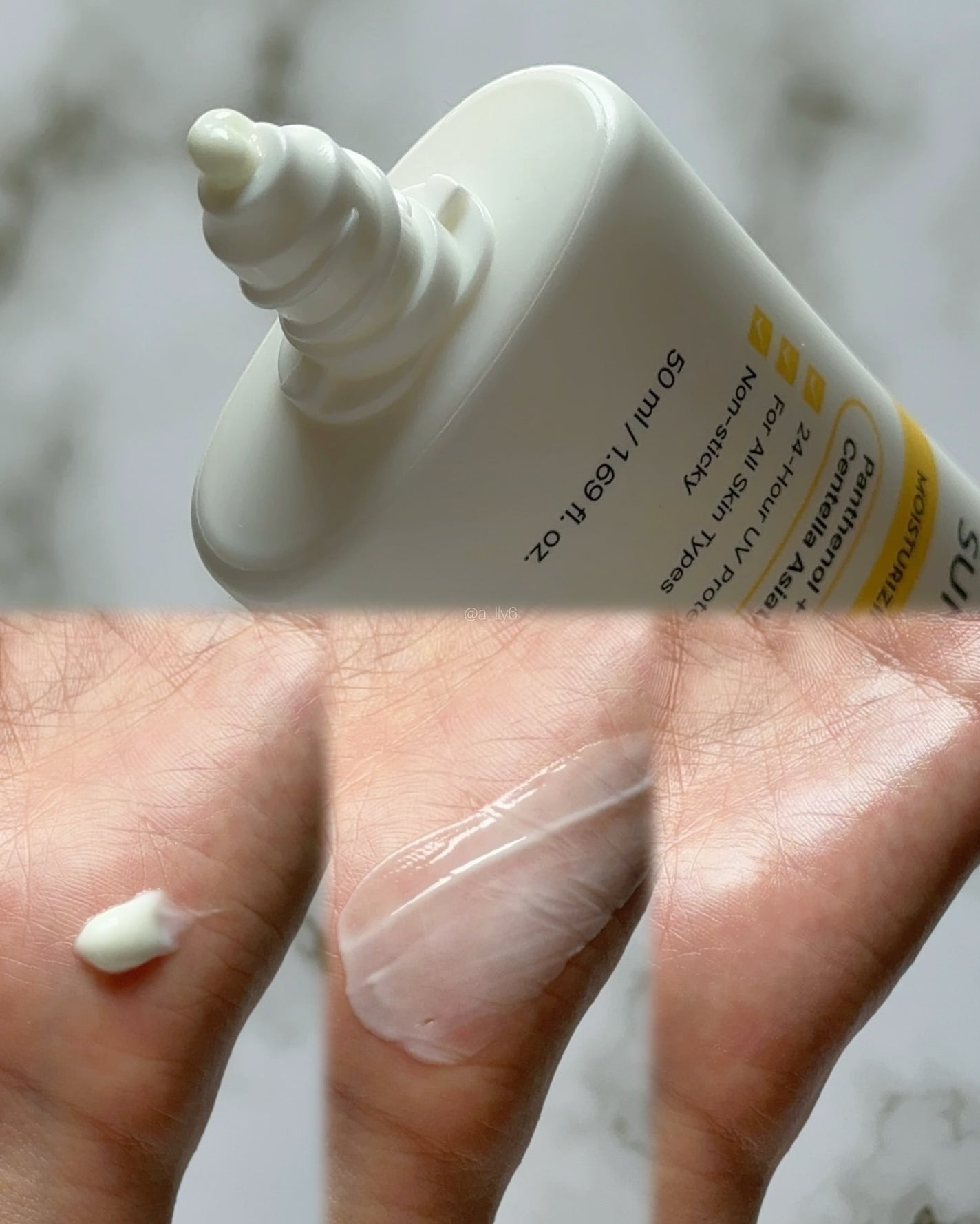 スキンバリアモイスチャーサンクリーム/Ongredients/日焼け止めクリームを使ったクチコミ(2枚目)