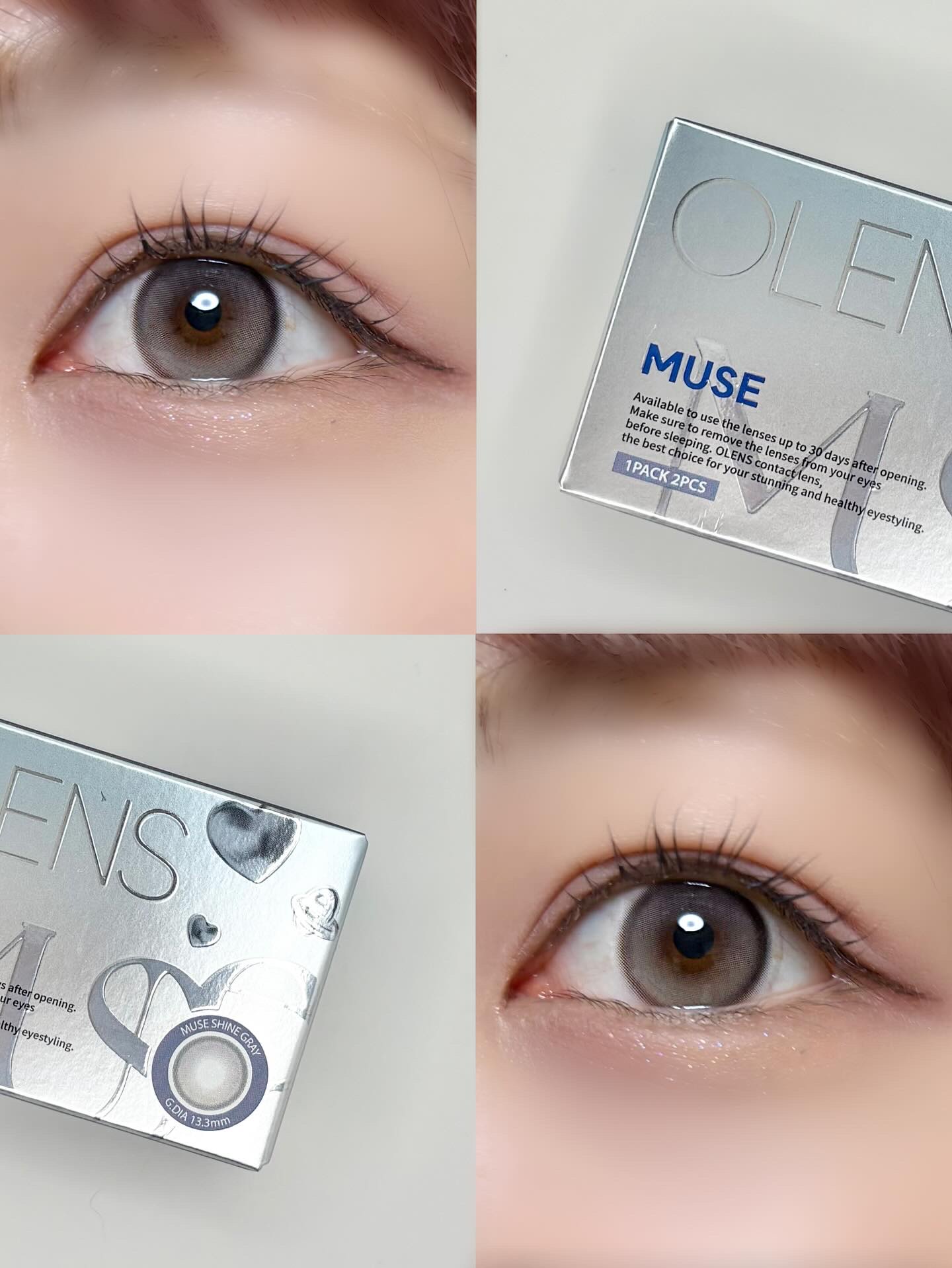 MUSE 1month/OLENS/１ヶ月（１MONTH）カラコンを使ったクチコミ（3枚目）