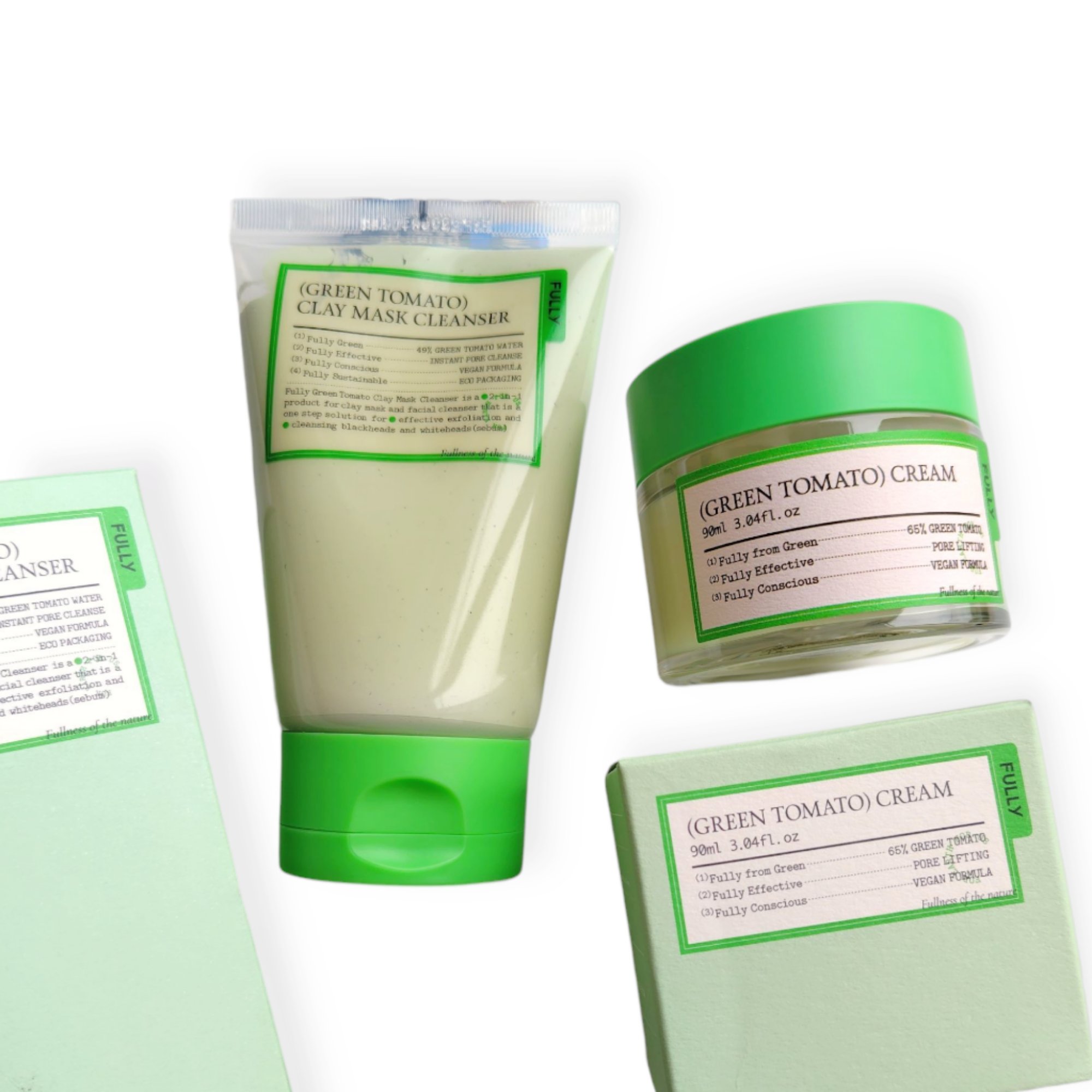 グリーントマトクレイマスククレンザー/FULLY/洗い流すパック・マスクを使ったクチコミ（1枚目）