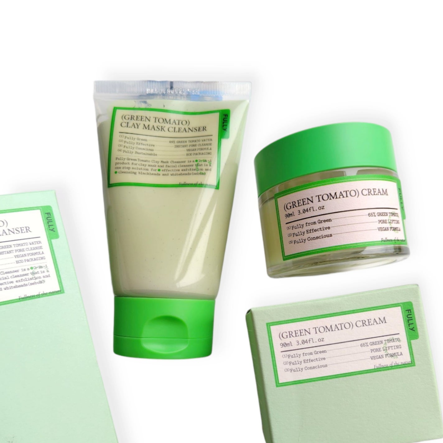 グリーントマトクレイマスククレンザー/FULLY/洗い流すパック・マスクを使ったクチコミ(1枚目)