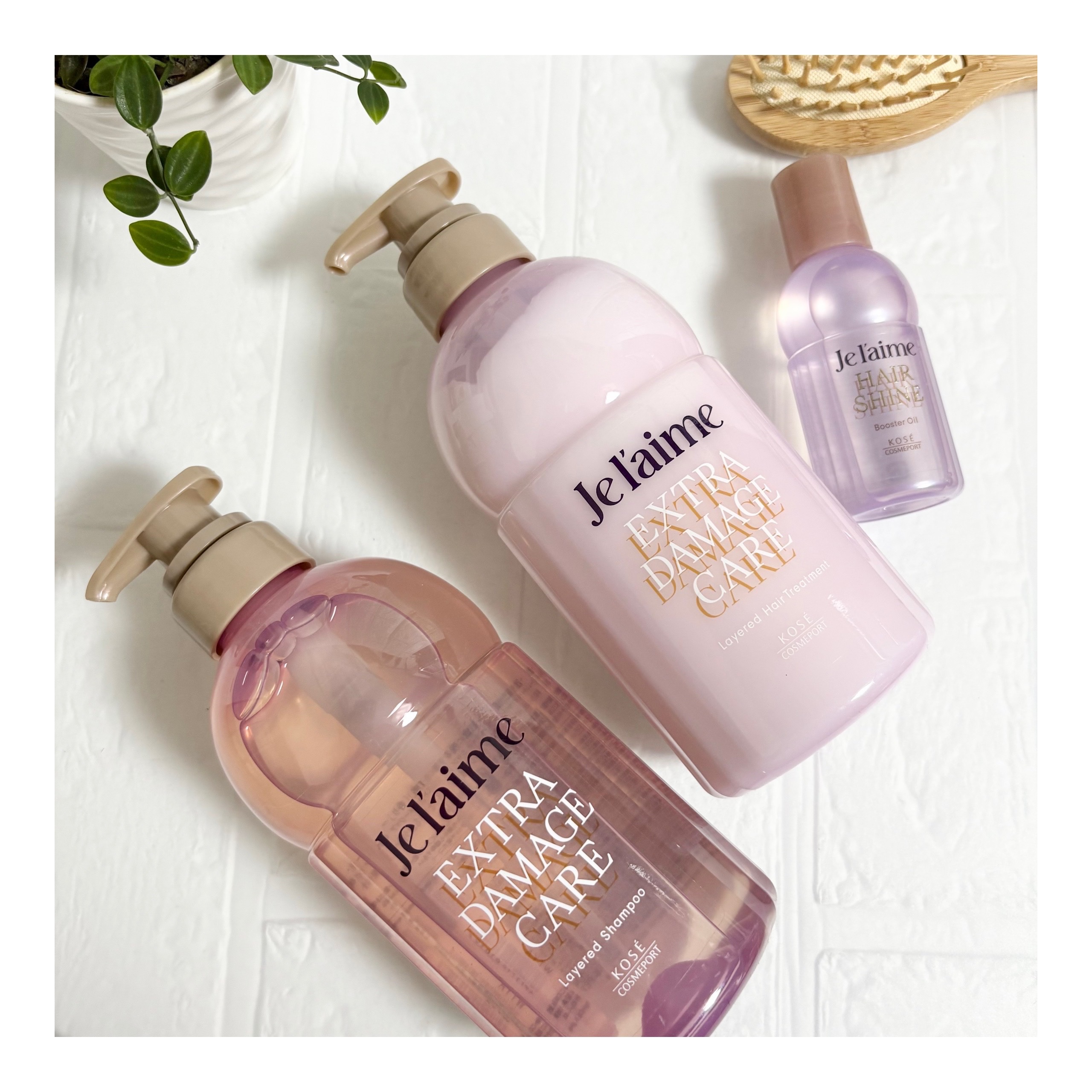 ジュレーム レイヤード シャンプー/ヘアトリートメント （エクストラダメージケア）/Je l'aime/市販シャンプーを使ったクチコミ（1枚目）