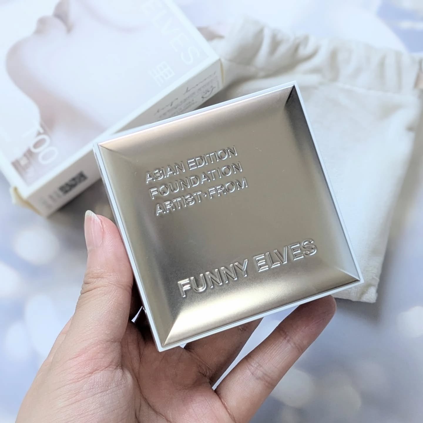 ノートレースシースルーセッティングパウダー/FUNNY ELVES方里/プレストパウダーを使ったクチコミ（3枚目）