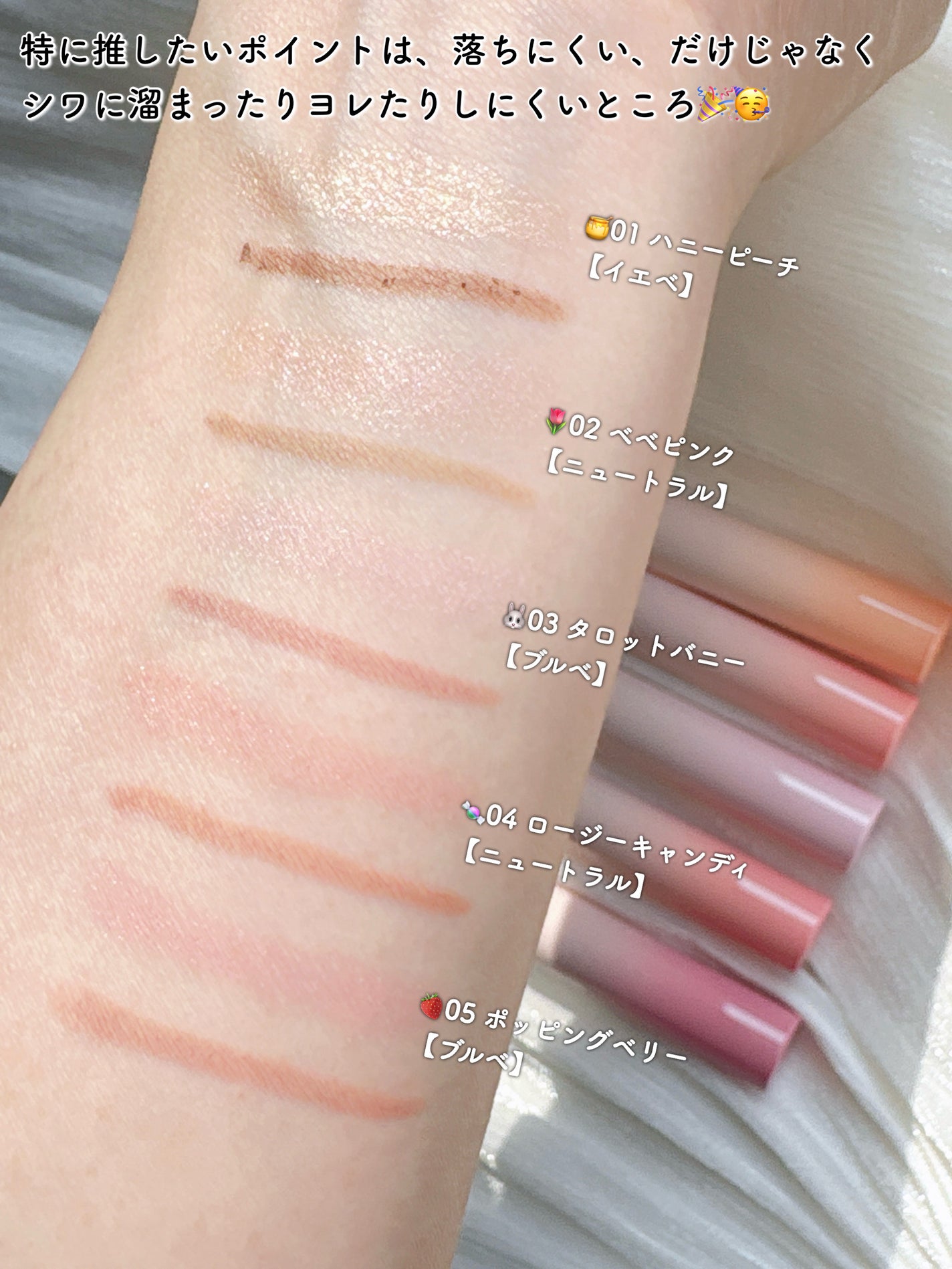 カラープレイデュアルライナー/2aN/スティックアイシャドウを使ったクチコミ(4枚目)