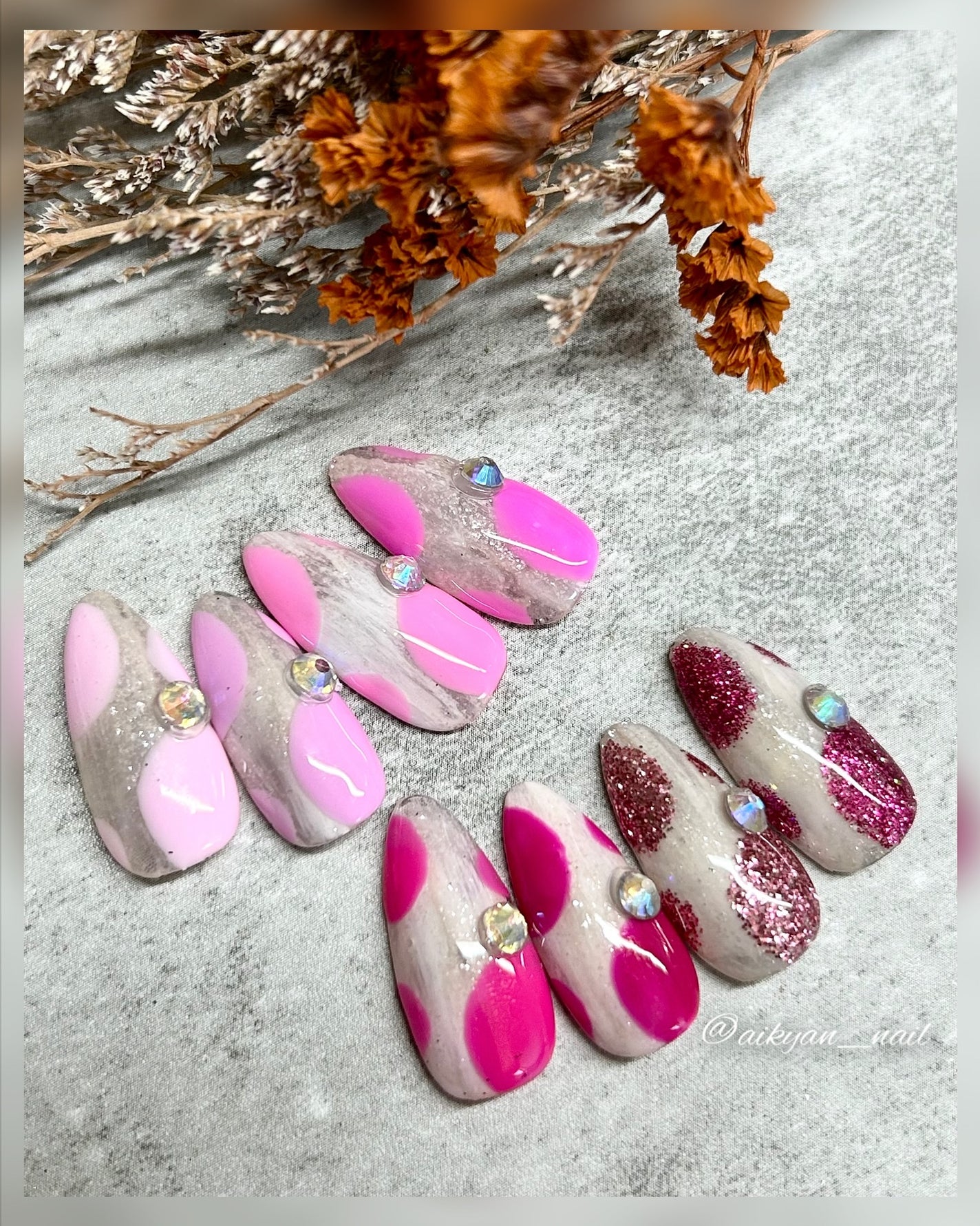 ピンクマニア/100nail/ジェルネイルを使ったクチコミ(4枚目)