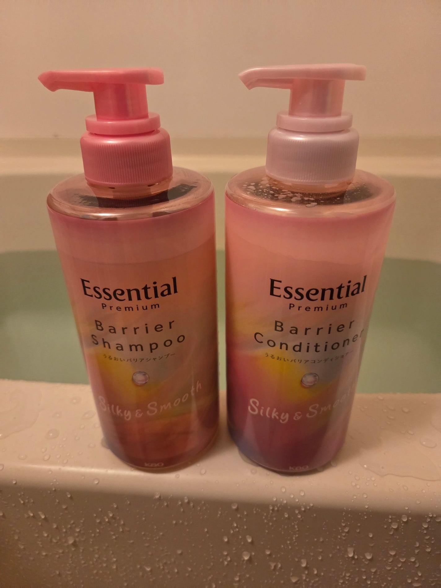 エッセンシャルプレミアム バリアシャンプー・コンディショナー シルキー&スムース/エッセンシャル/市販シャンプーを使ったクチコミ(1枚目)