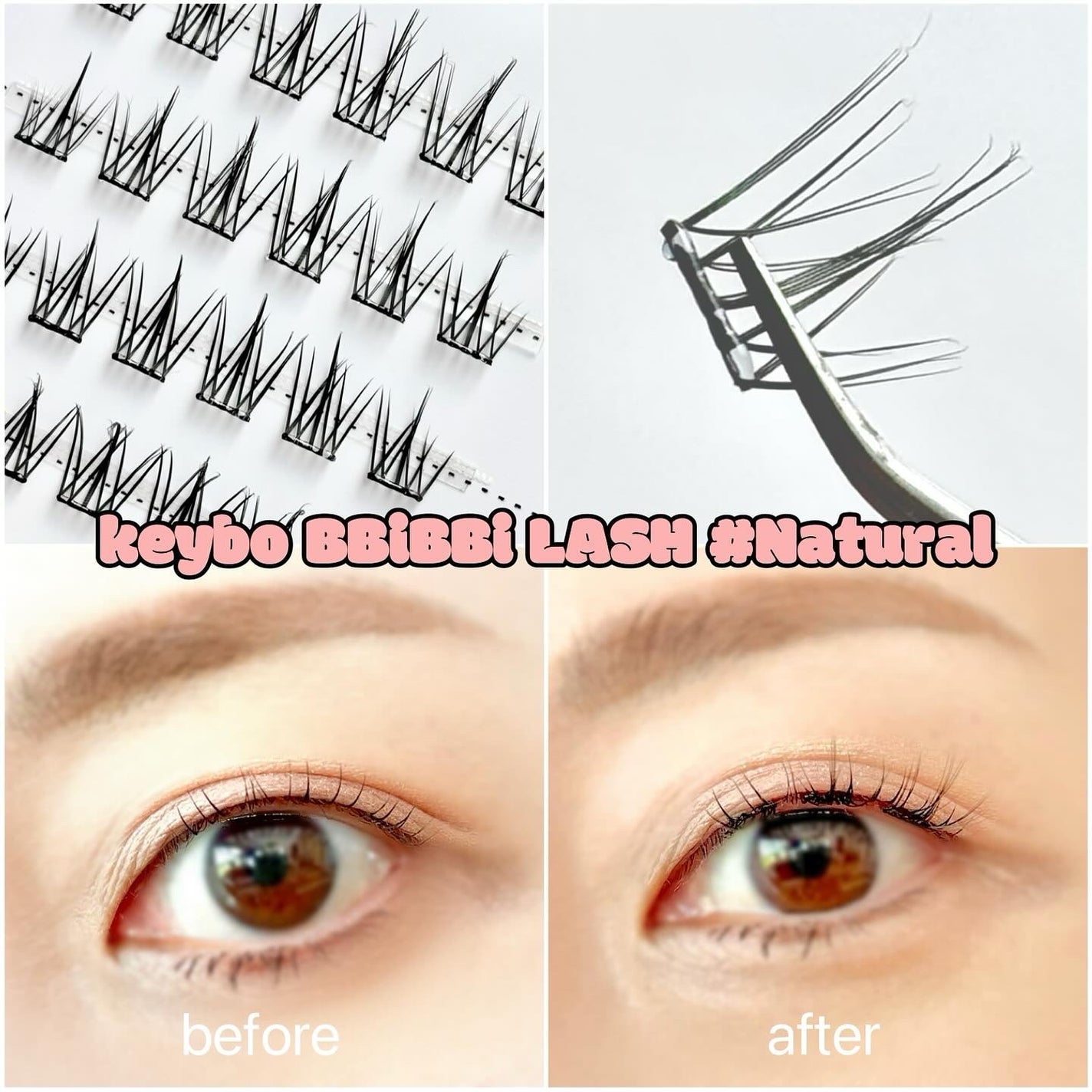 keybo BBiBBi LASH/keybo/つけまつげを使ったクチコミ(5枚目)