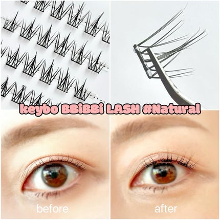 keybo BBiBBi LASH/keybo/つけまつげを使ったクチコミ(5枚目)