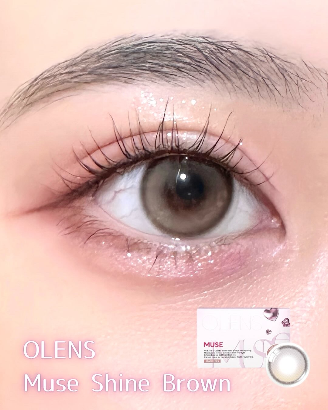 MUSE 1month/OLENS/１ヶ月（１MONTH）カラコンを使ったクチコミ（1枚目）