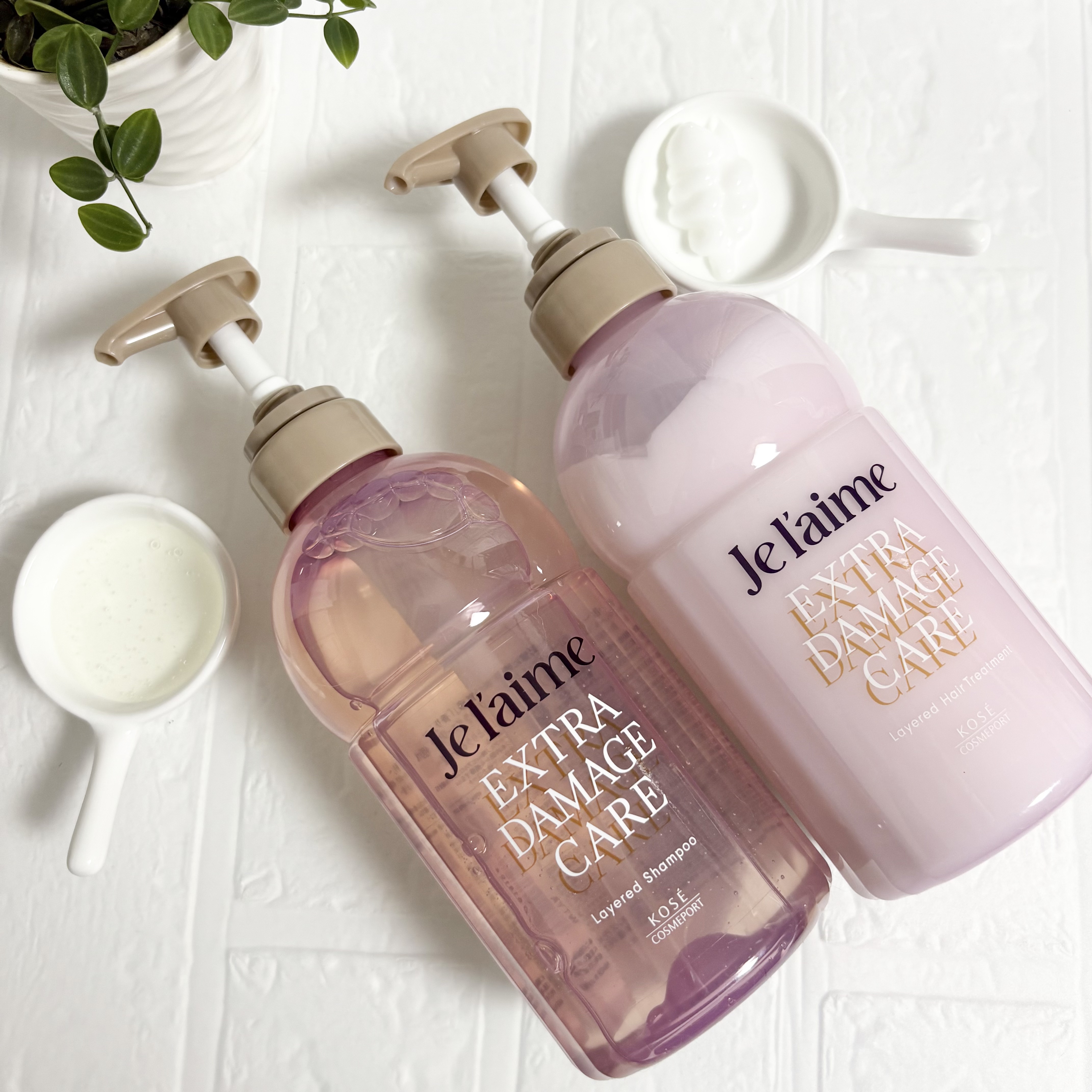 ジュレーム レイヤード シャンプー/ヘアトリートメント （エクストラダメージケア）/Je l'aime/市販シャンプーを使ったクチコミ（2枚目）