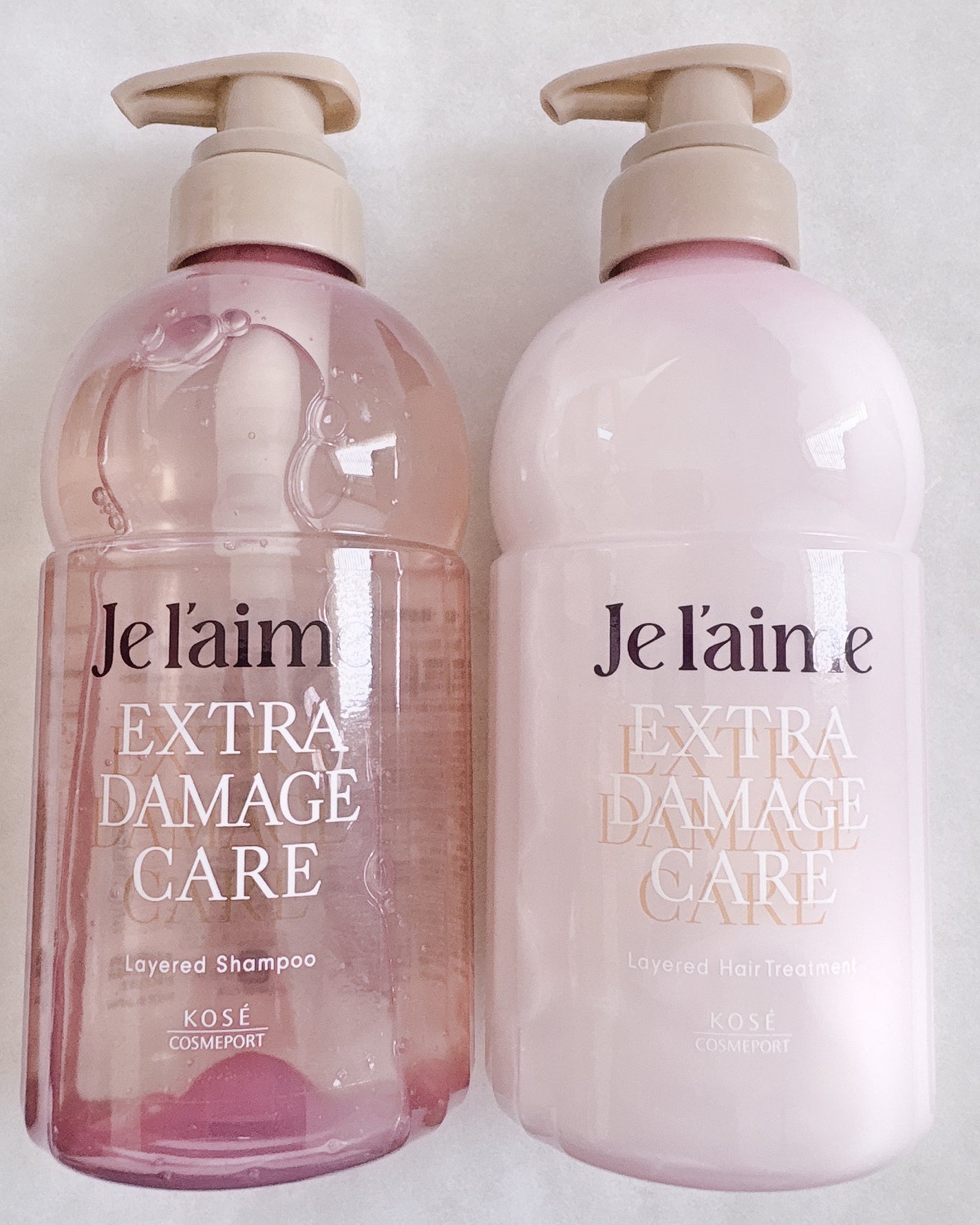 ジュレーム レイヤード シャンプー/ヘアトリートメント (エクストラダメージケア)/Je l'aime/市販シャンプーを使ったクチコミ(1枚目)