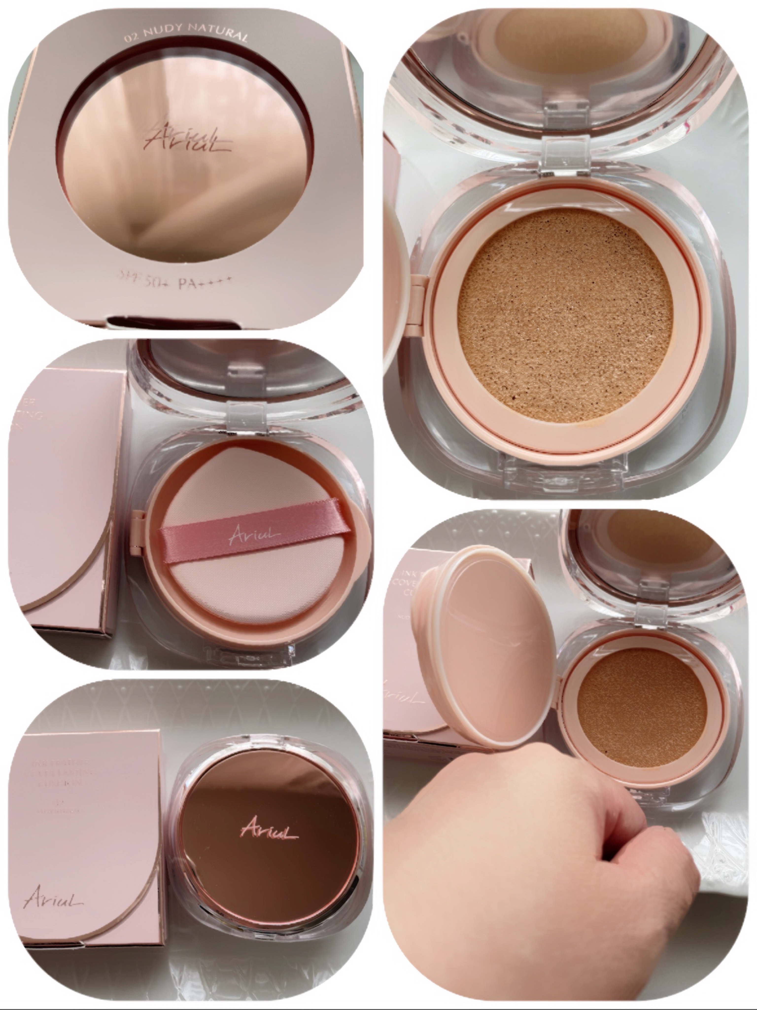 アリウル インクフェザーカバーラスティングクッション/Ariul/クッションファンデーションを使ったクチコミ（3枚目）