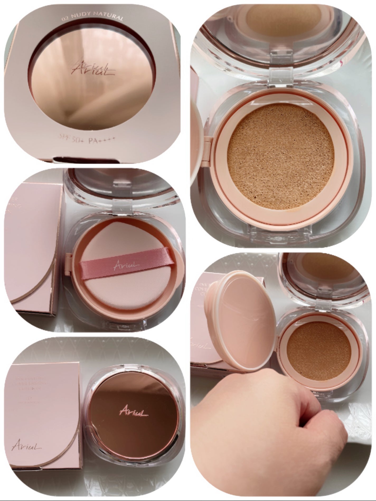 アリウル インクフェザーカバーラスティングクッション/Ariul/クッションファンデーションを使ったクチコミ(3枚目)