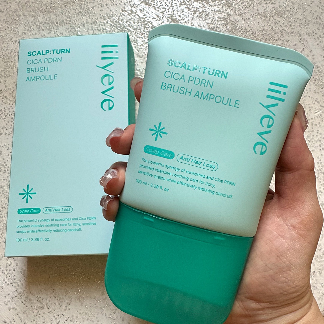 スカルプターンヘアアンプル/リリーイブ/頭皮ローションを使ったクチコミ（1枚目）