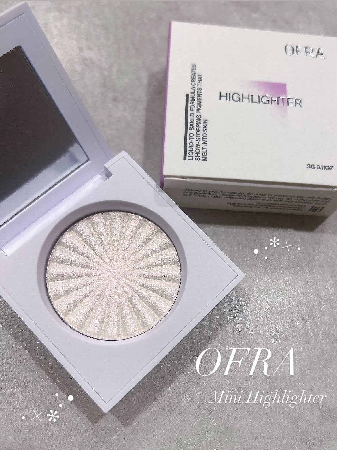 OFRA mini Highlighter/Ofra Cosmetics/パウダーハイライトを使ったクチコミ（1枚目）