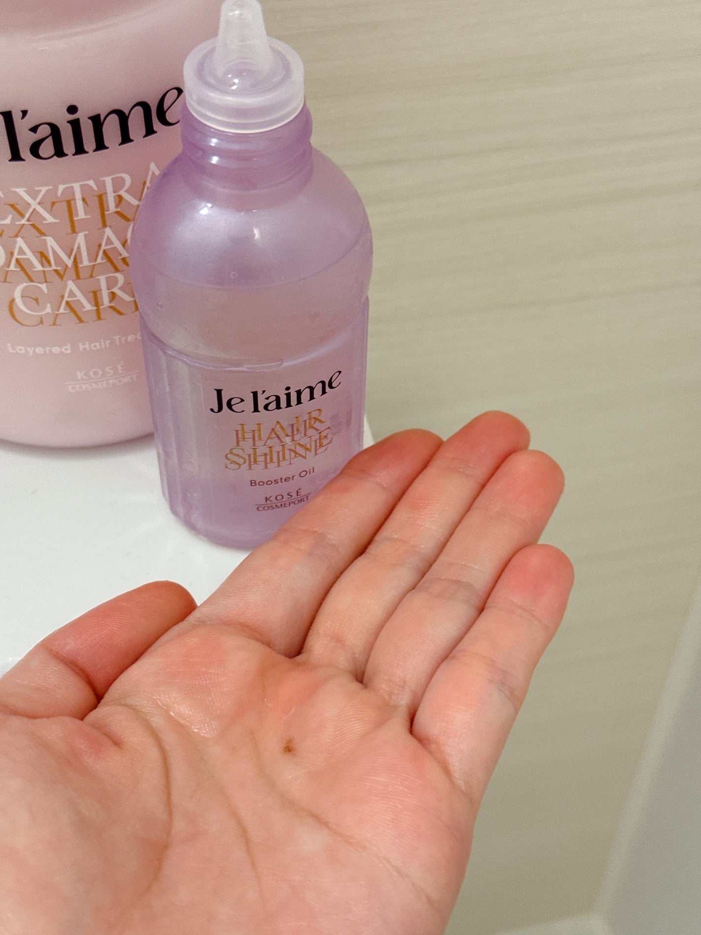 ジュレーム レイヤード シャンプー/ヘアトリートメント (エクストラダメージケア)/Je l'aime/市販シャンプーを使ったクチコミ(3枚目)