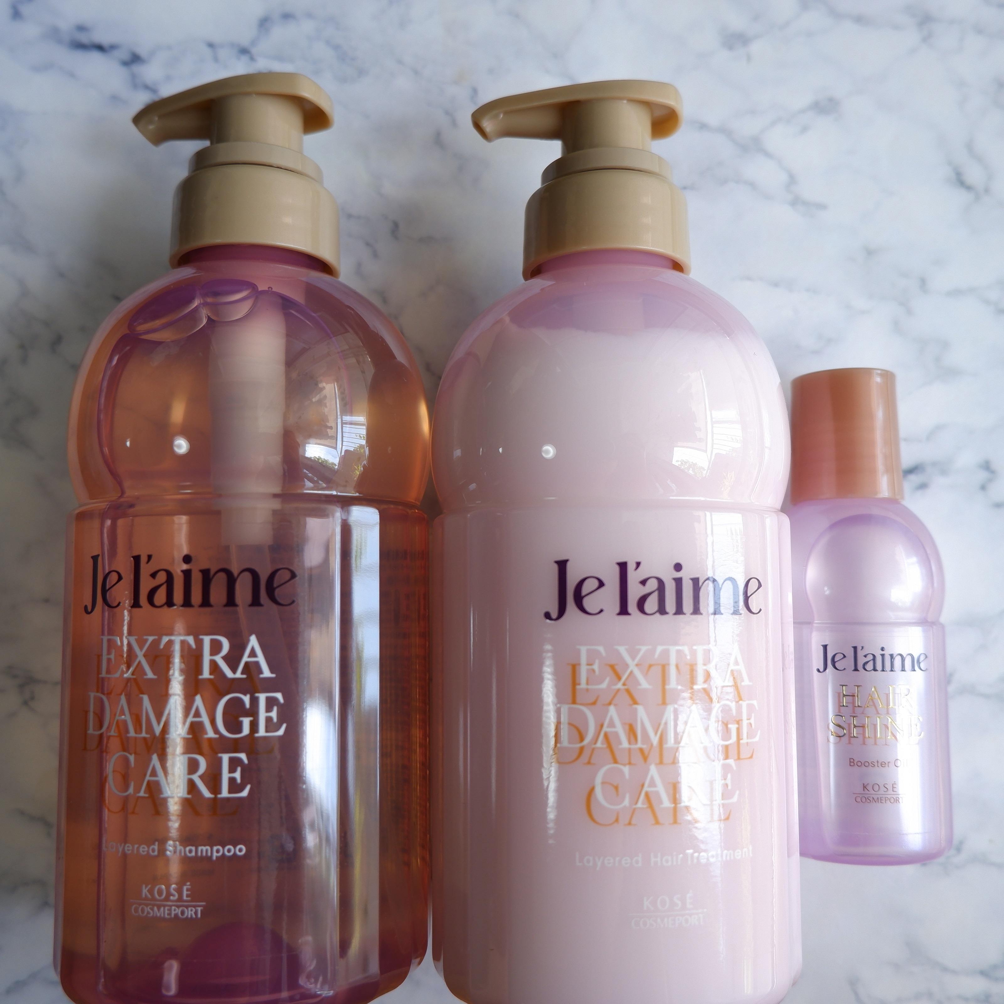 ジュレーム レイヤード シャンプー/ヘアトリートメント （エクストラダメージケア）/Je l'aime/市販シャンプーを使ったクチコミ（1枚目）