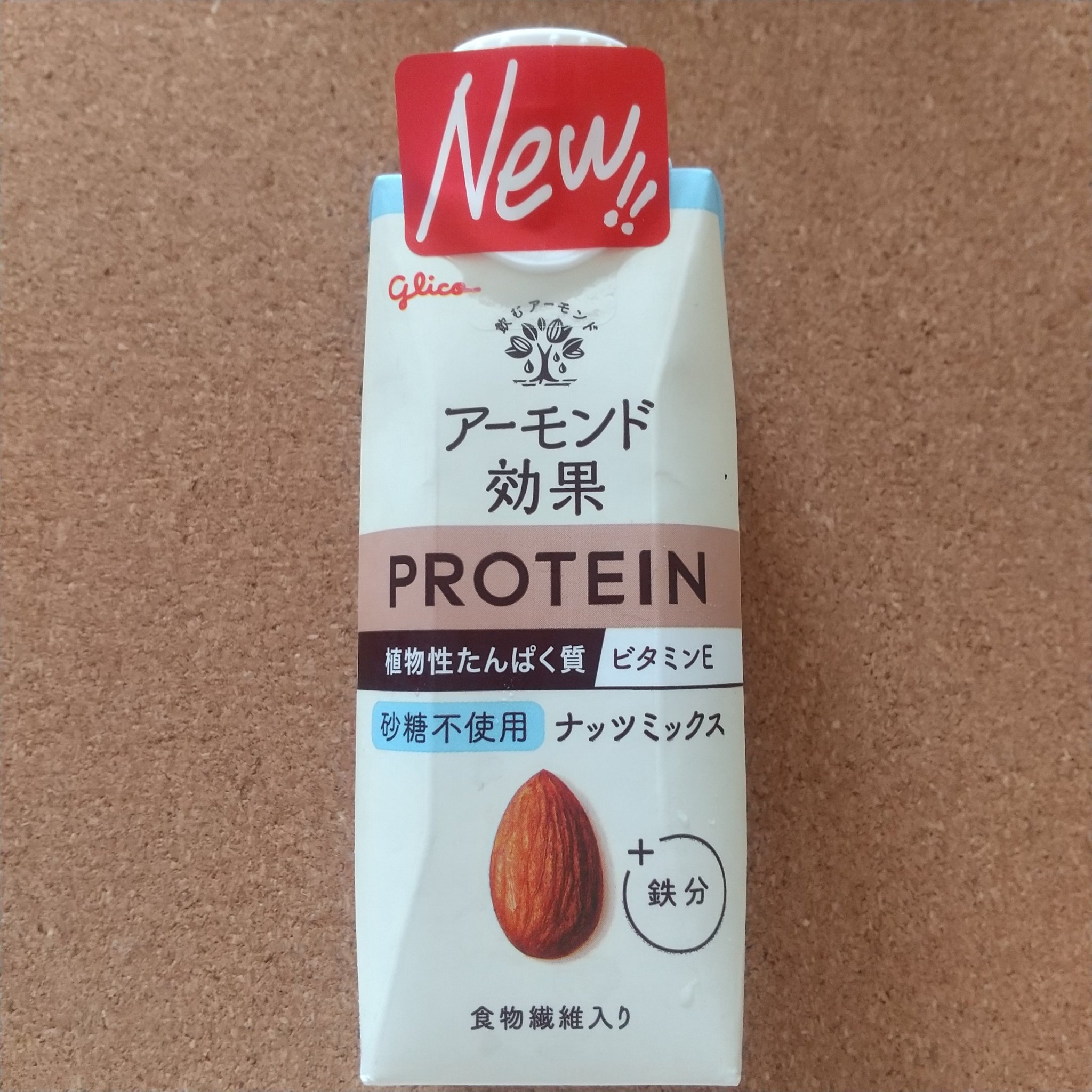 グリコ アーモンド効果 PROTEIN 砂糖不使用のクチコミ「グリコ
アーモンド効果 プロテイン 砂糖不使用
✼••┈┈••✼••┈┈••✼••┈┈••✼•.....」（1枚目）