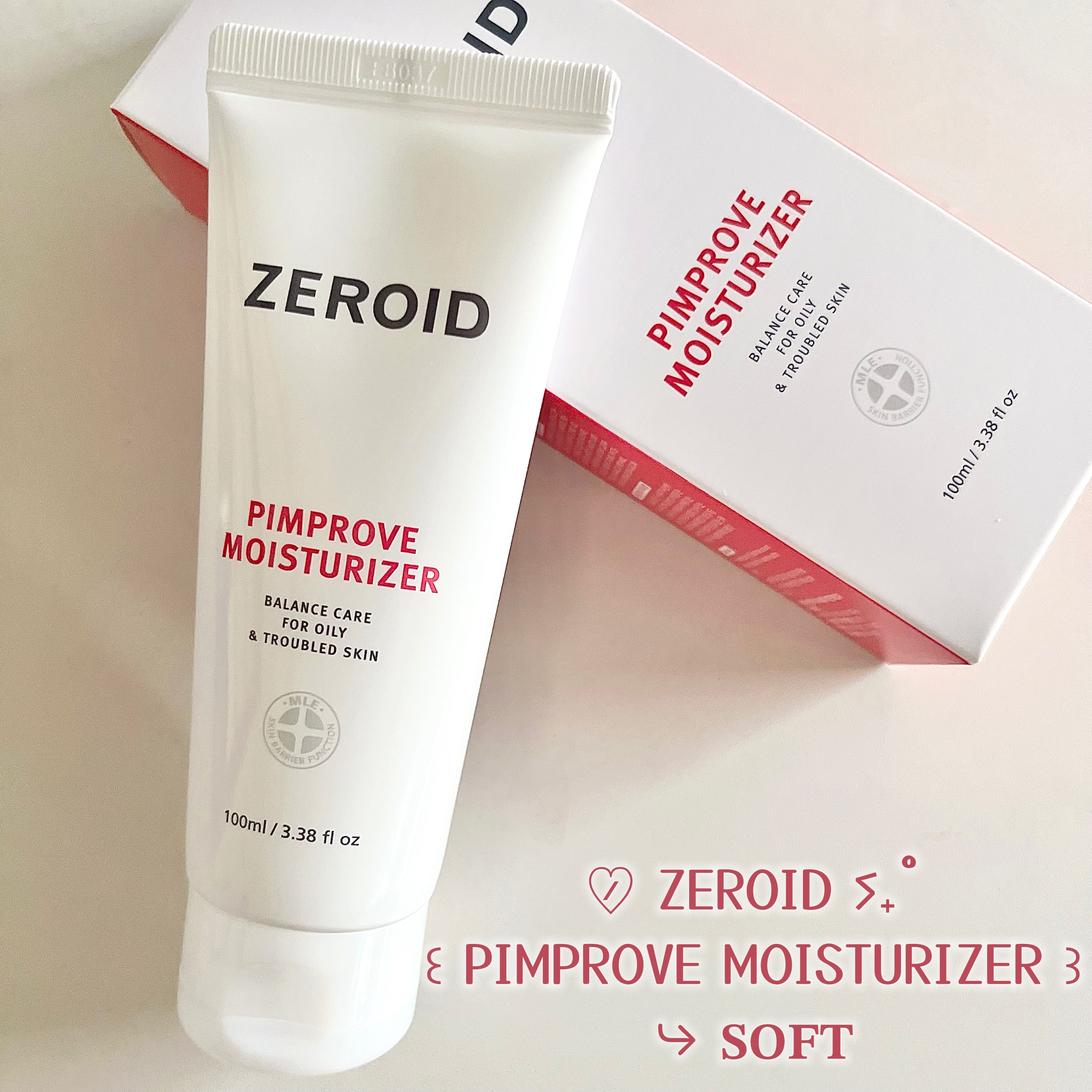 ピンプローブモイスチャーライザー/ZEROID/フェイスクリームを使ったクチコミ（1枚目）