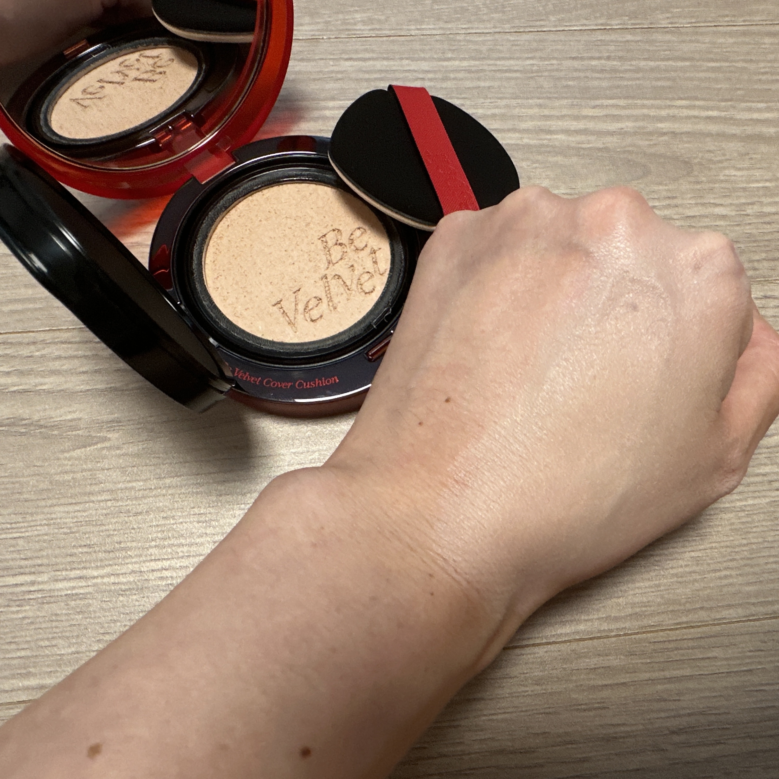 ビーベルベットカバークッション/espoir/クッションファンデーションを使ったクチコミ（3枚目）