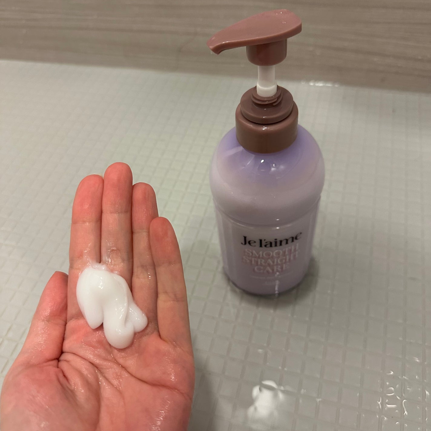 ジュレーム レイヤード シャンプー/ヘアトリートメント(スムースストレートケア)/Je l'aime/市販シャンプーを使ったクチコミ(3枚目)