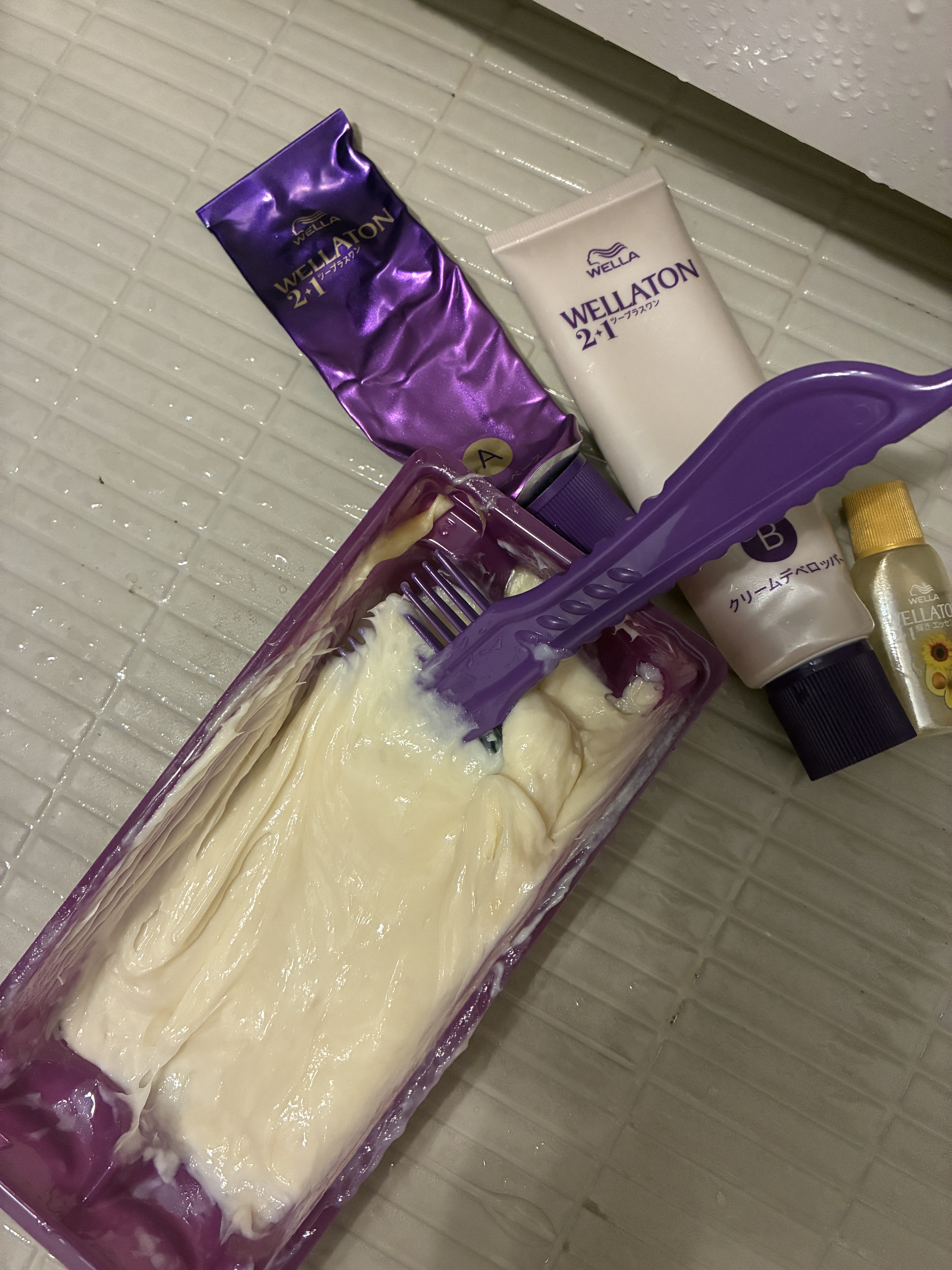 ウエラトーン ツープラスワン クリームタイプ 8CG/ウエラ/ヘアカラーを使ったクチコミ（3枚目）