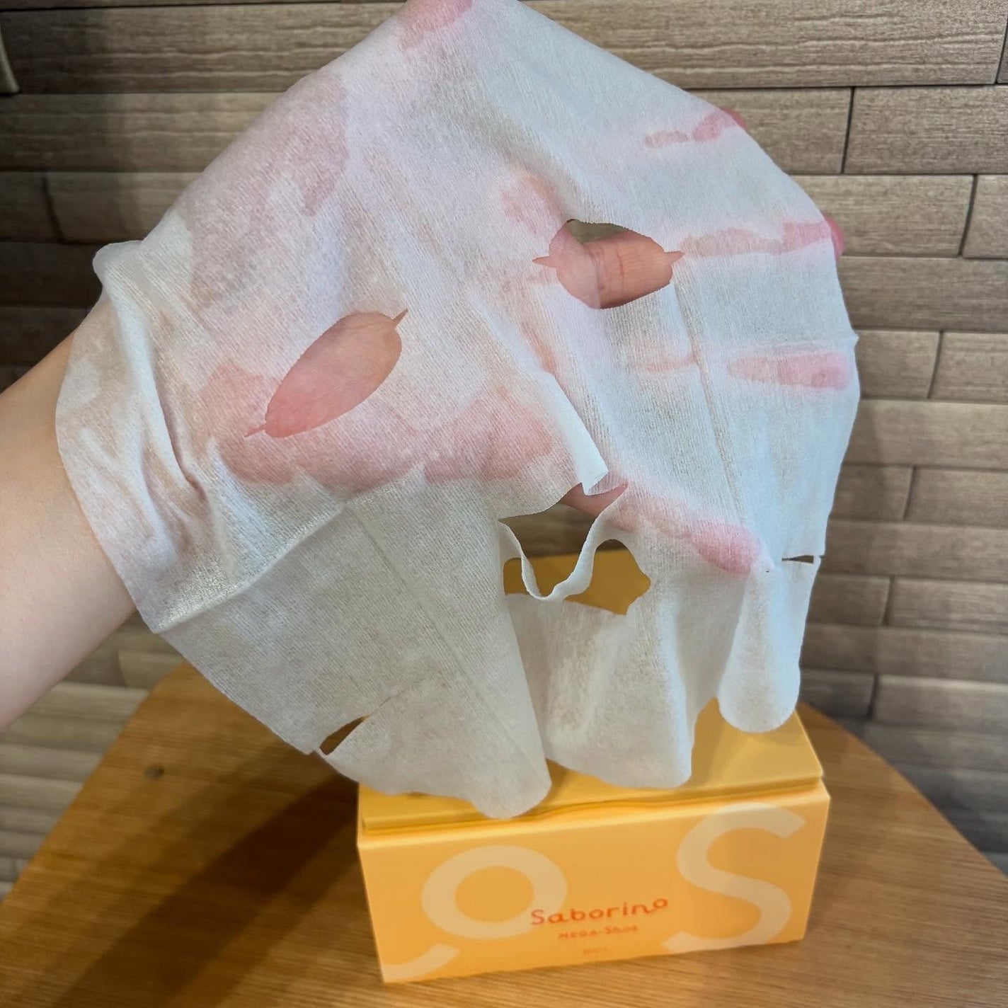 サボリーノ メガショット 朝用ツヤピールマスク CC/サボリーノ/シートマスク・パックを使ったクチコミ(7枚目)