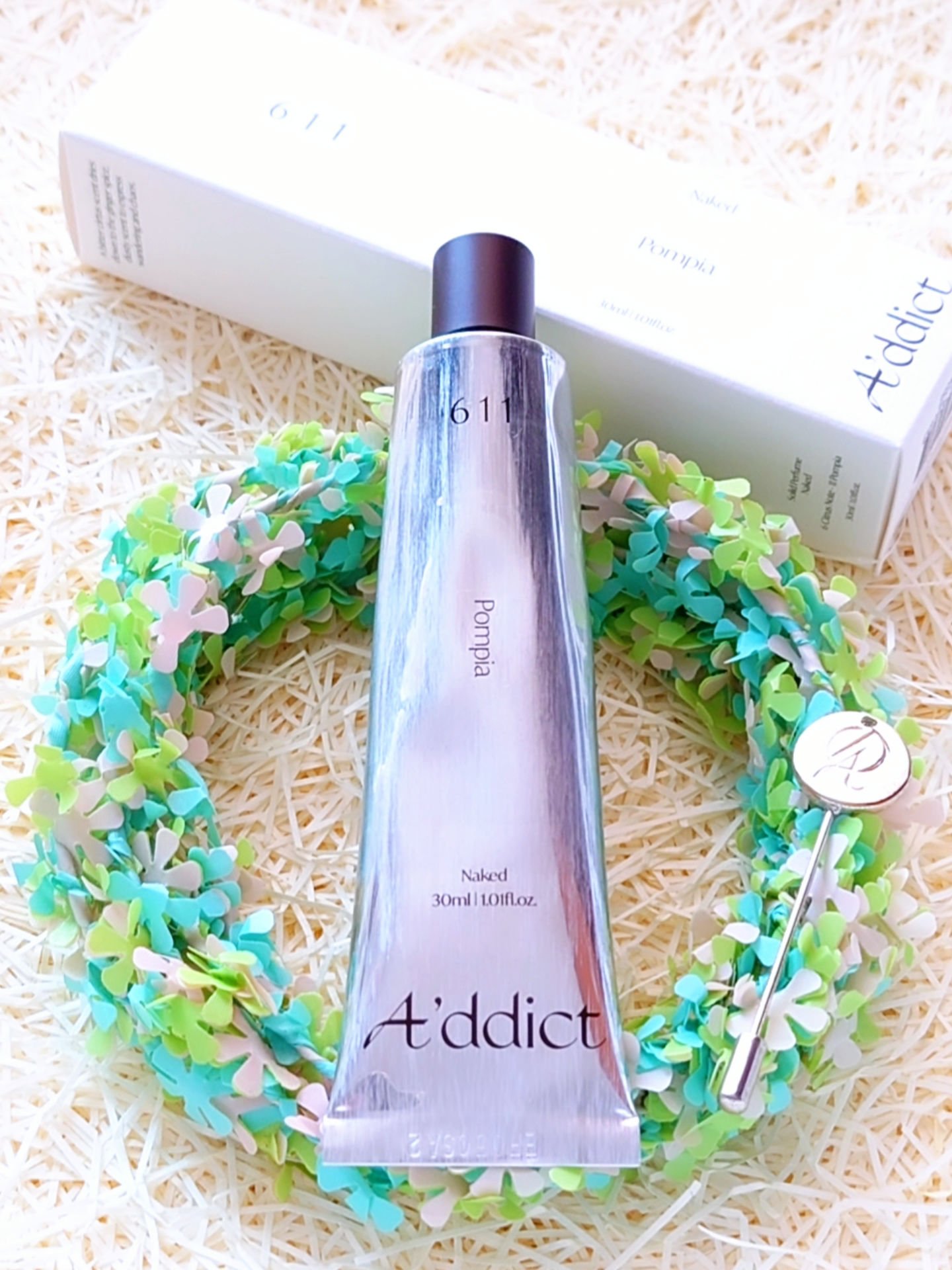 ソリッドパフューム ネイキッド ポムピア 611/Addct/練り香水を使ったクチコミ（1枚目）