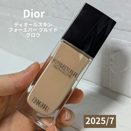 ディオールスキン フォーエヴァー フルイド グロウ 1Nニュートラル/Dior/リキッドファンデーションを使ったクチコミ(1枚目)