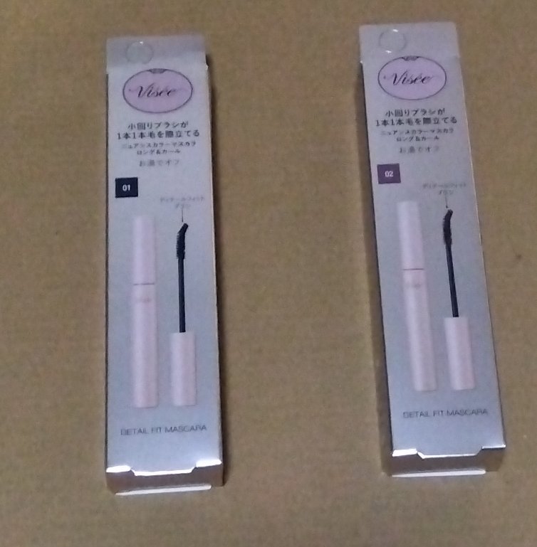 ディテールフィット マスカラ 02 ローズブラウン/Visée/マスカラを使ったクチコミ（1枚目）