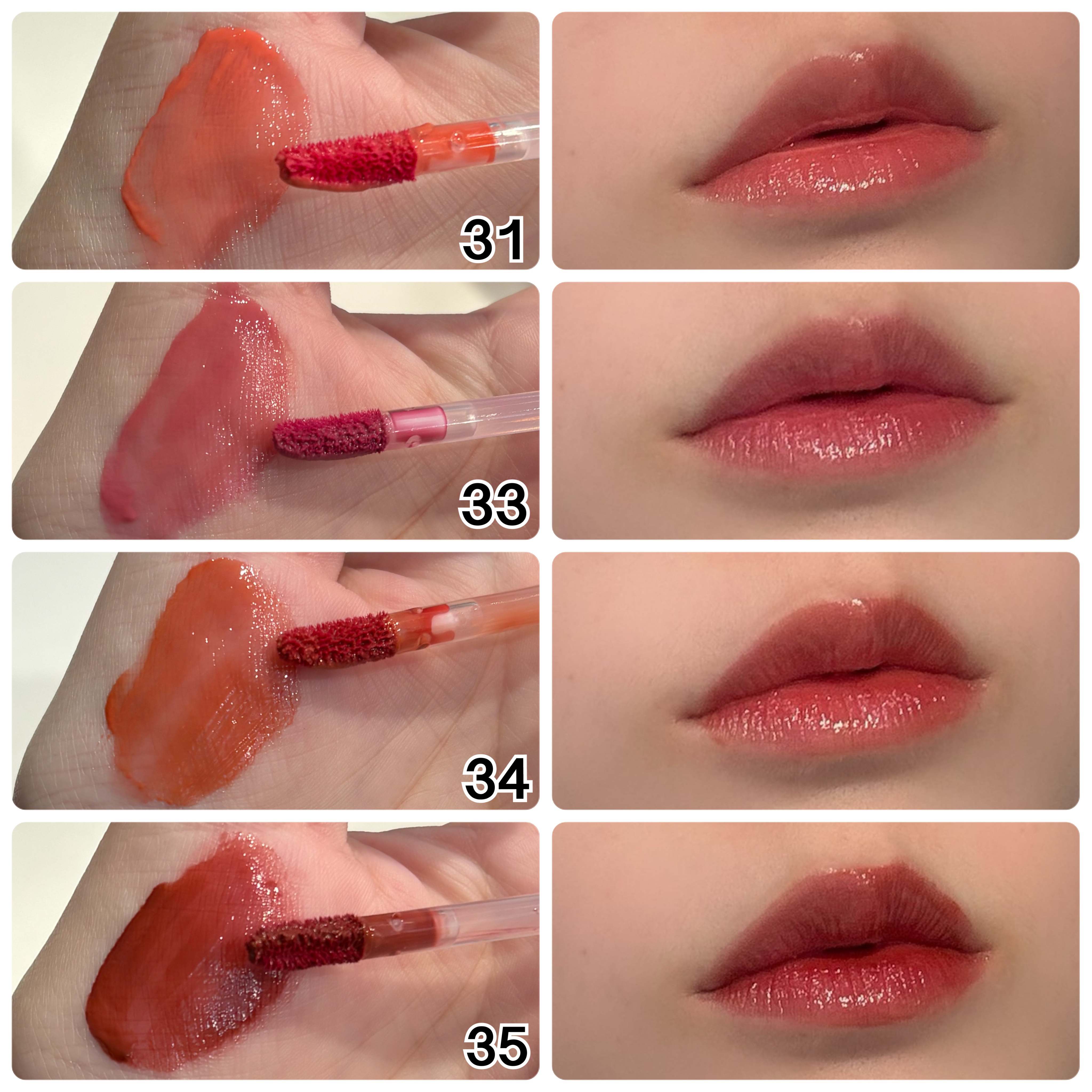 ジューシーラスティングティント/rom&nd/リップティントを使ったクチコミ（3枚目）