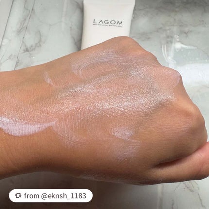 サンジェル プラス SPF50+ PA++++/LAGOM /日焼け止めジェルを使ったクチコミ(4枚目)